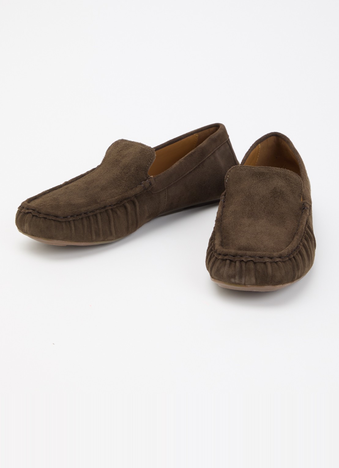 Vagabond Shoemakers Mika loafer van geitensuède - detail 2 donkerbruin