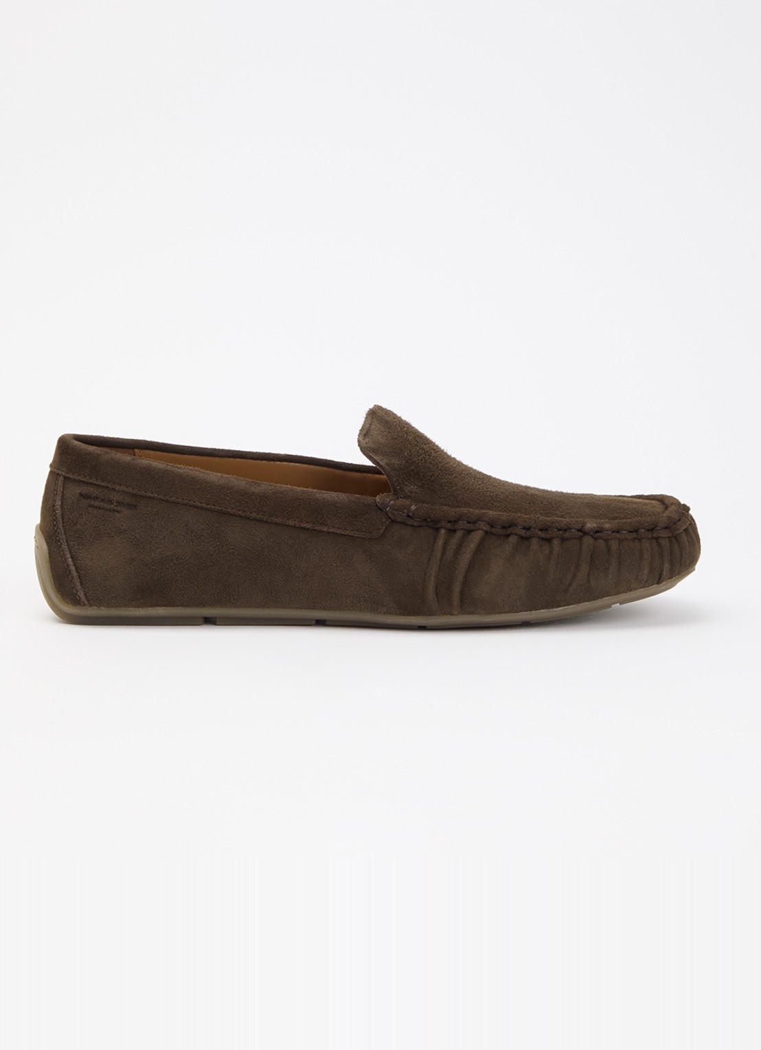 Vagabond Shoemakers Mika loafer van geitensuède - voorkant 5 donkerbruin