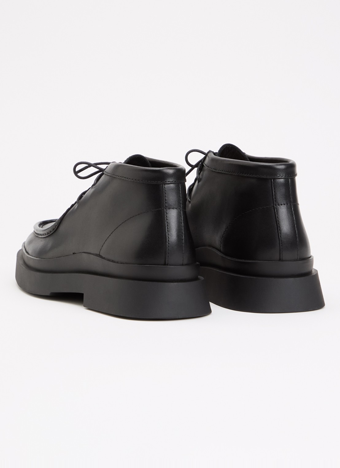 Vagabond Shoemakers Mike veterschoen van leer - achterkant zwart