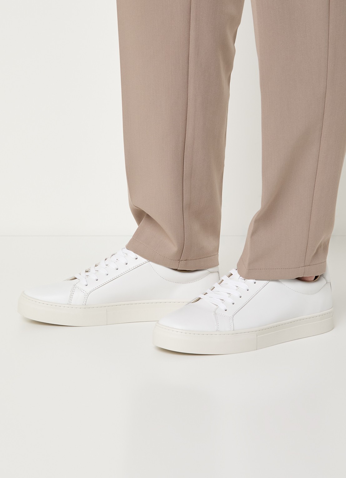 Vagabond Shoemakers Paul 2.0 sneaker van leer - voorkant 6 gebroken wit