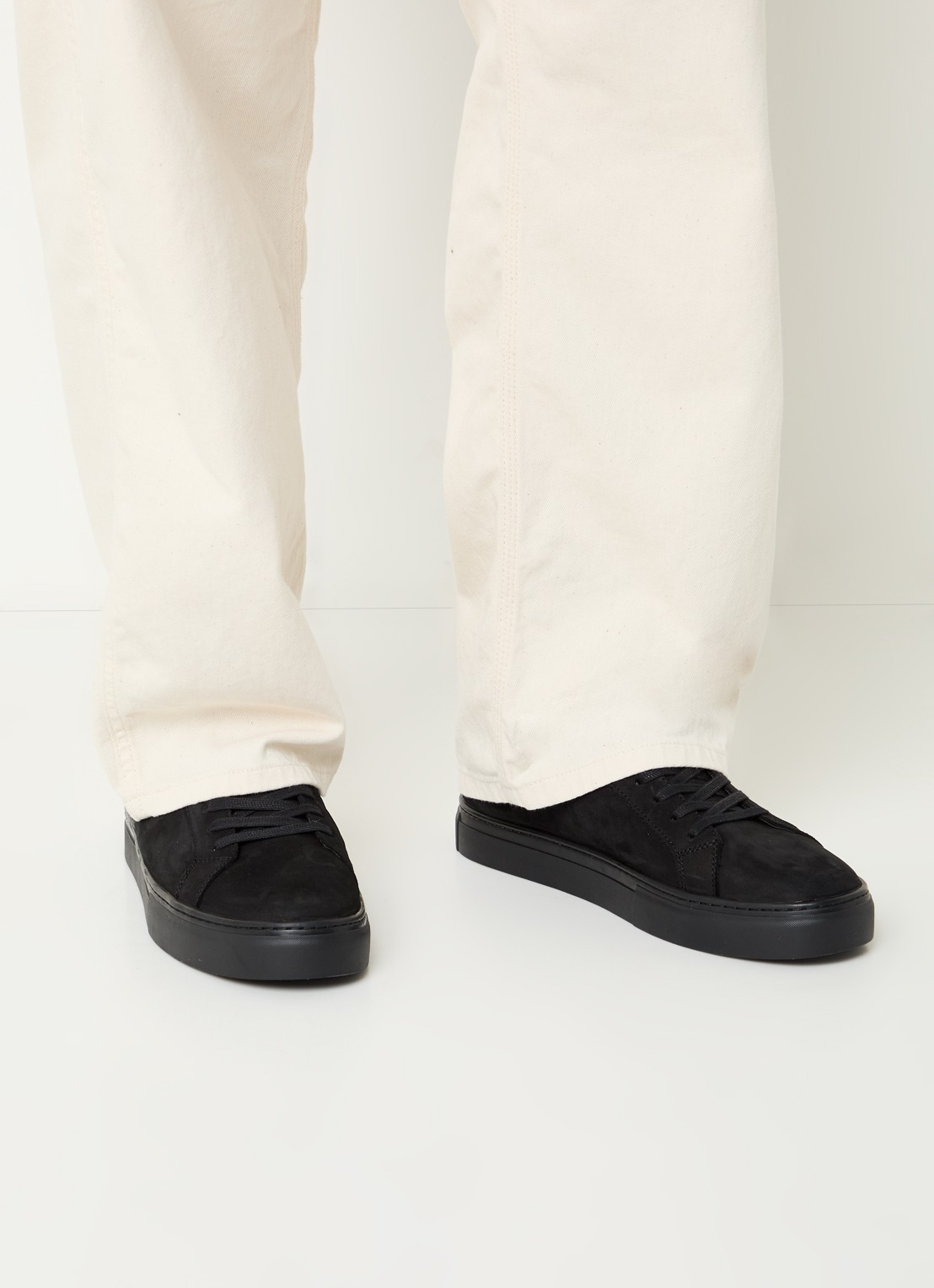 Vagabond Shoemakers Paul 2.0 sneaker van nubuck - voorkant 2 zwart