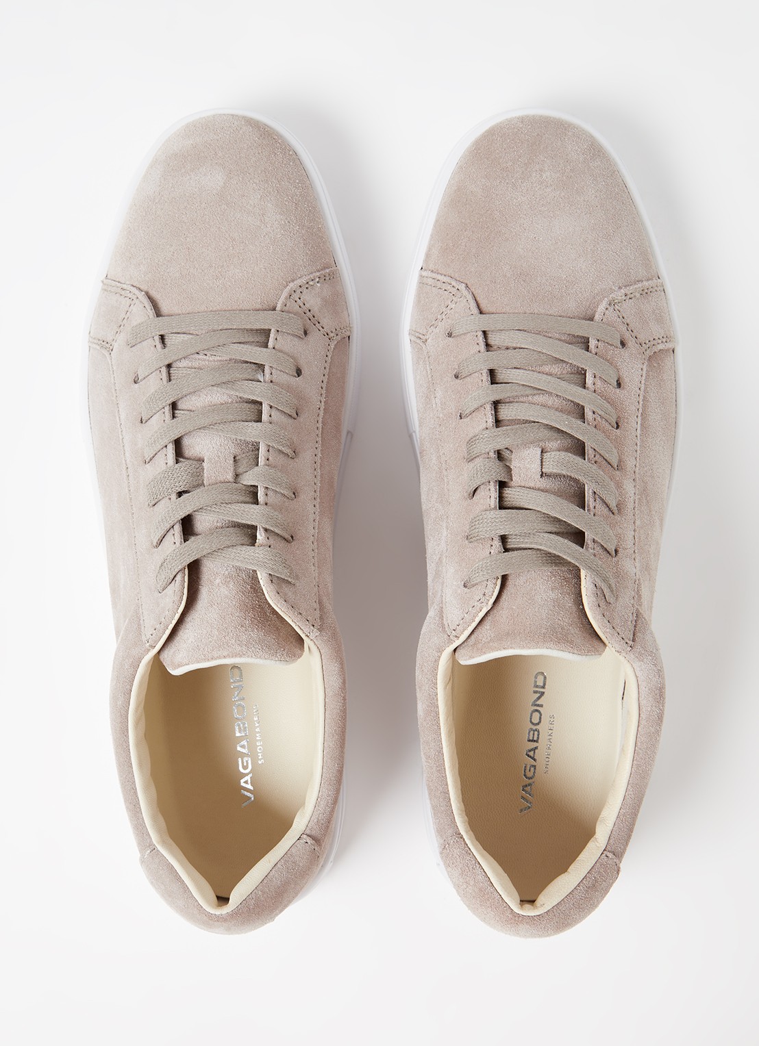 Vagabond Shoemakers Paul 2.0 sneaker van suède - detail 5 zand