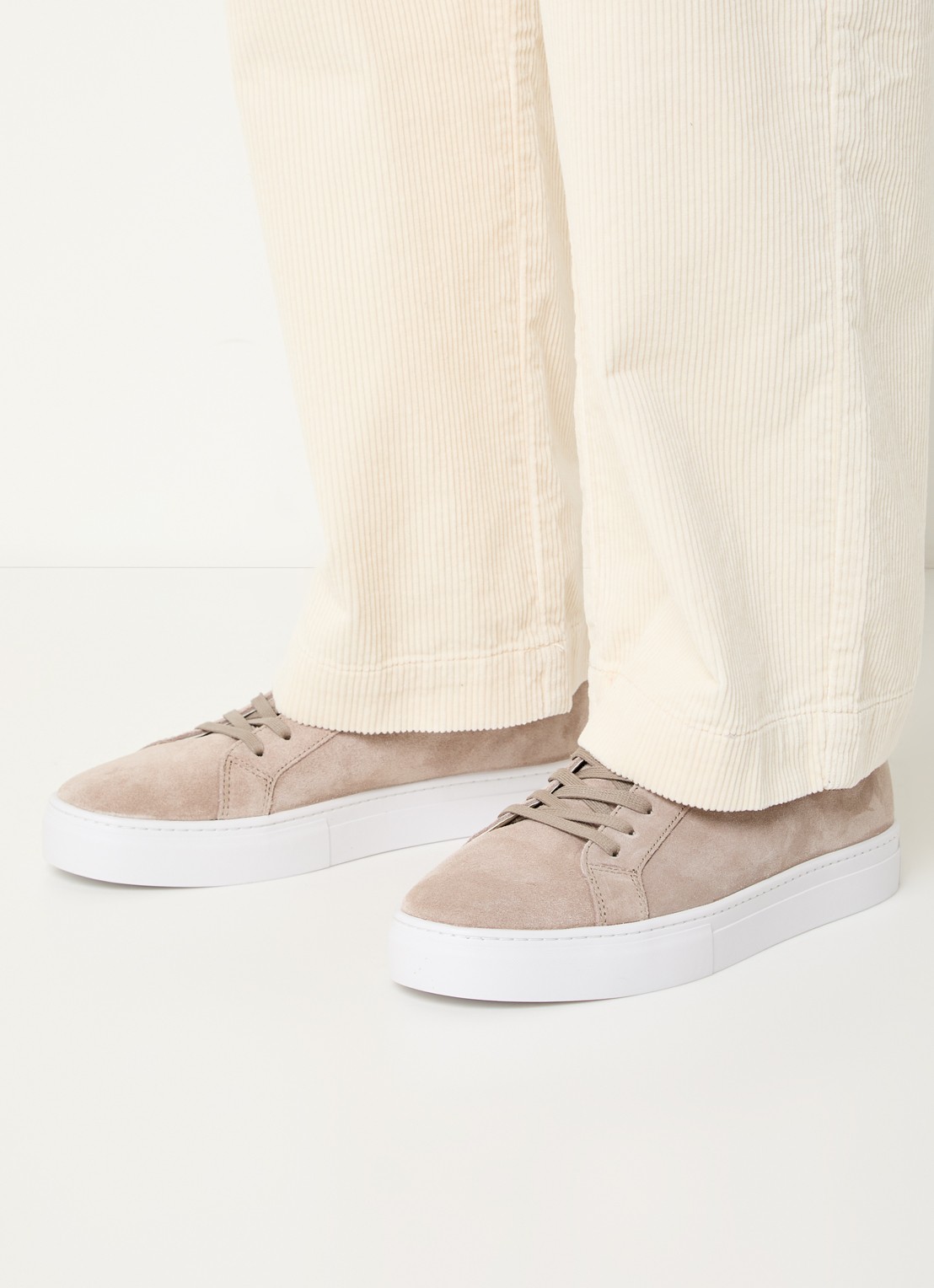Vagabond Shoemakers Paul 2.0 sneaker van suède - voorkant 3 zand