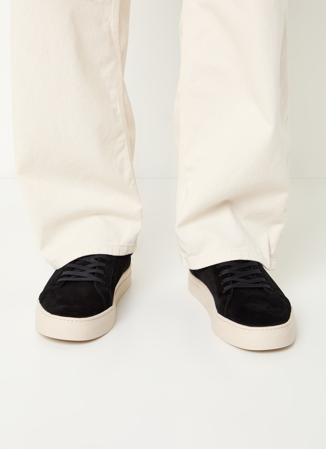 Vagabond Shoemakers Paul 2.0 sneaker van suède - voorkant 2 zwart