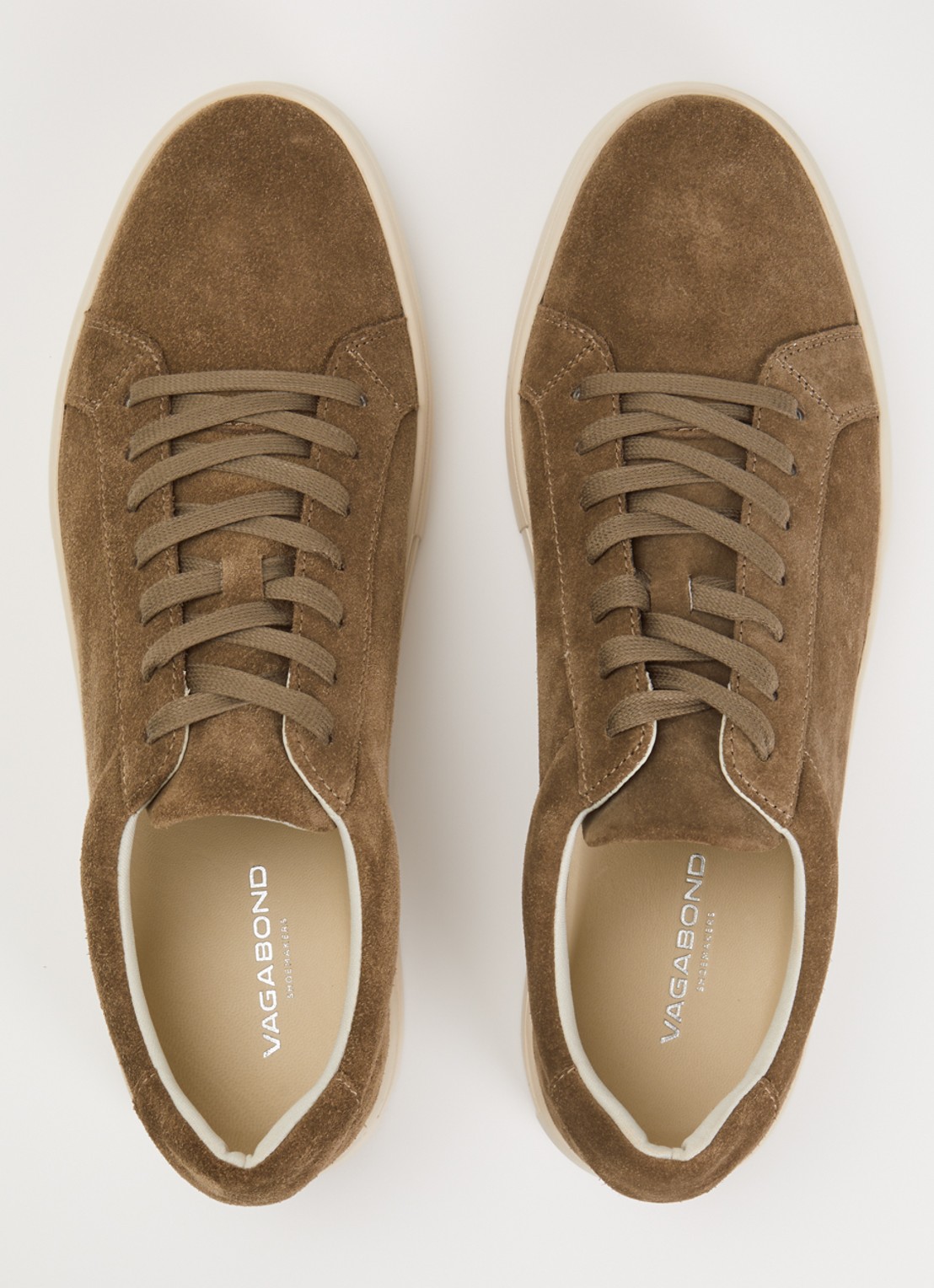 Vagabond Shoemakers Paul 2.0 sneaker van suède - detail 4 zand
