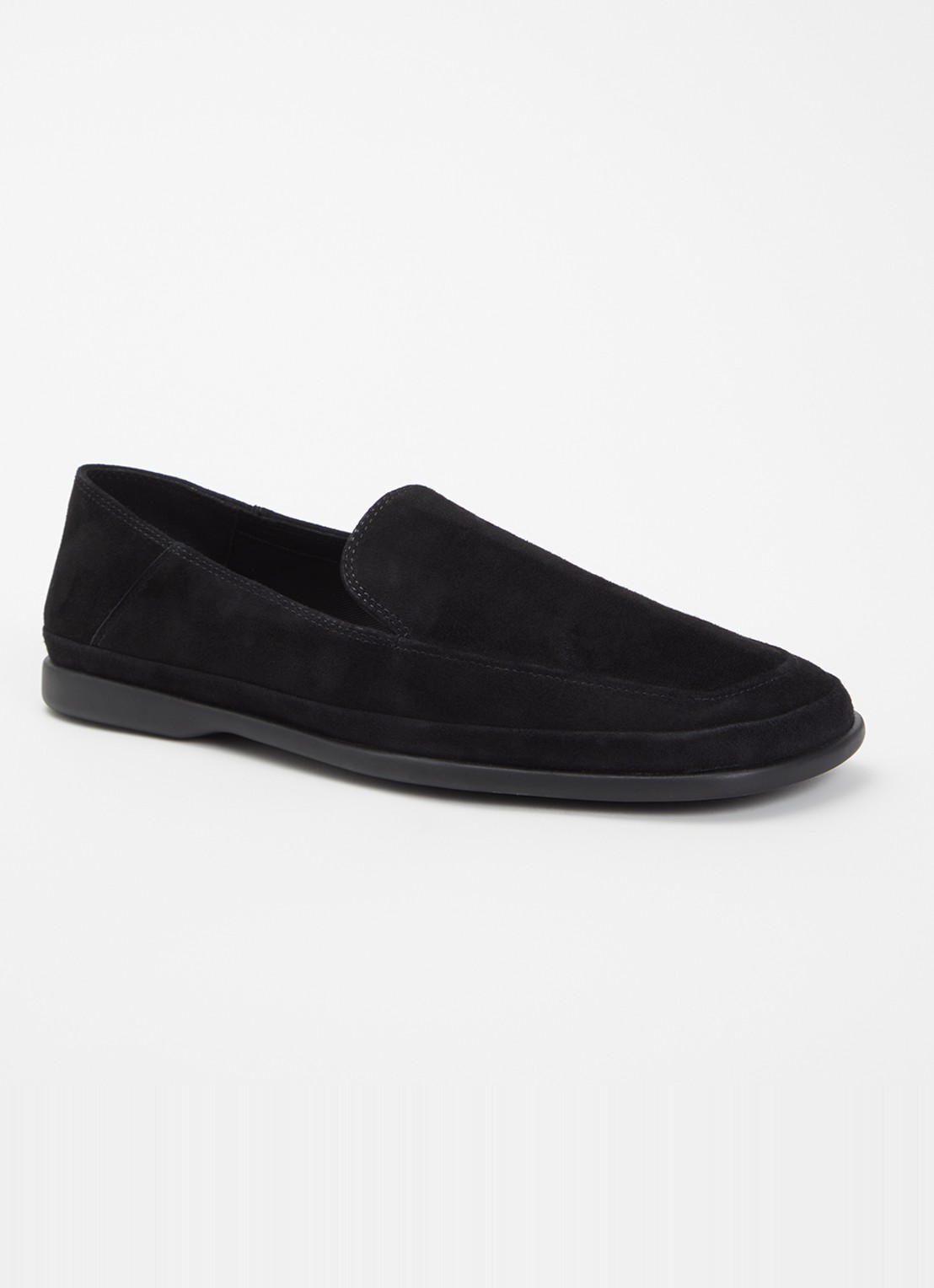 Vagabond Shoemakers Sammie loafer van geitensuède - voorkant 2 zwart