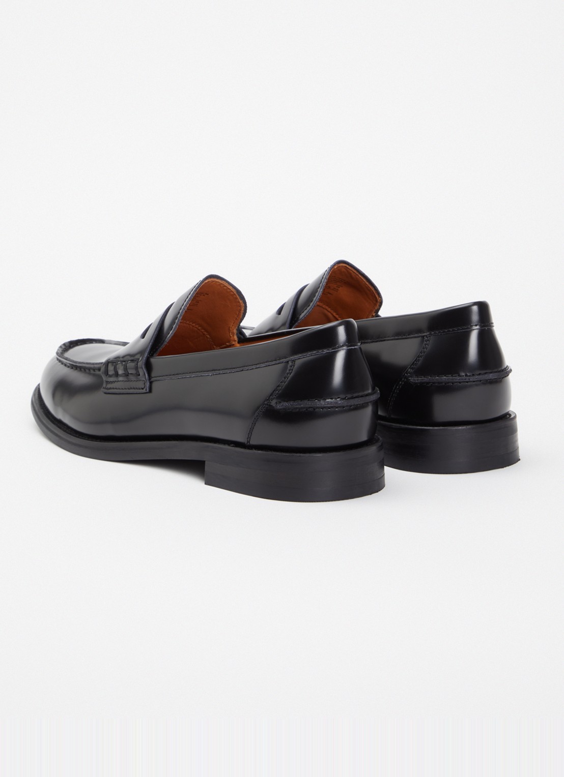 Vagabond Shoemakers Steven loafer van leer - achterkant zwart