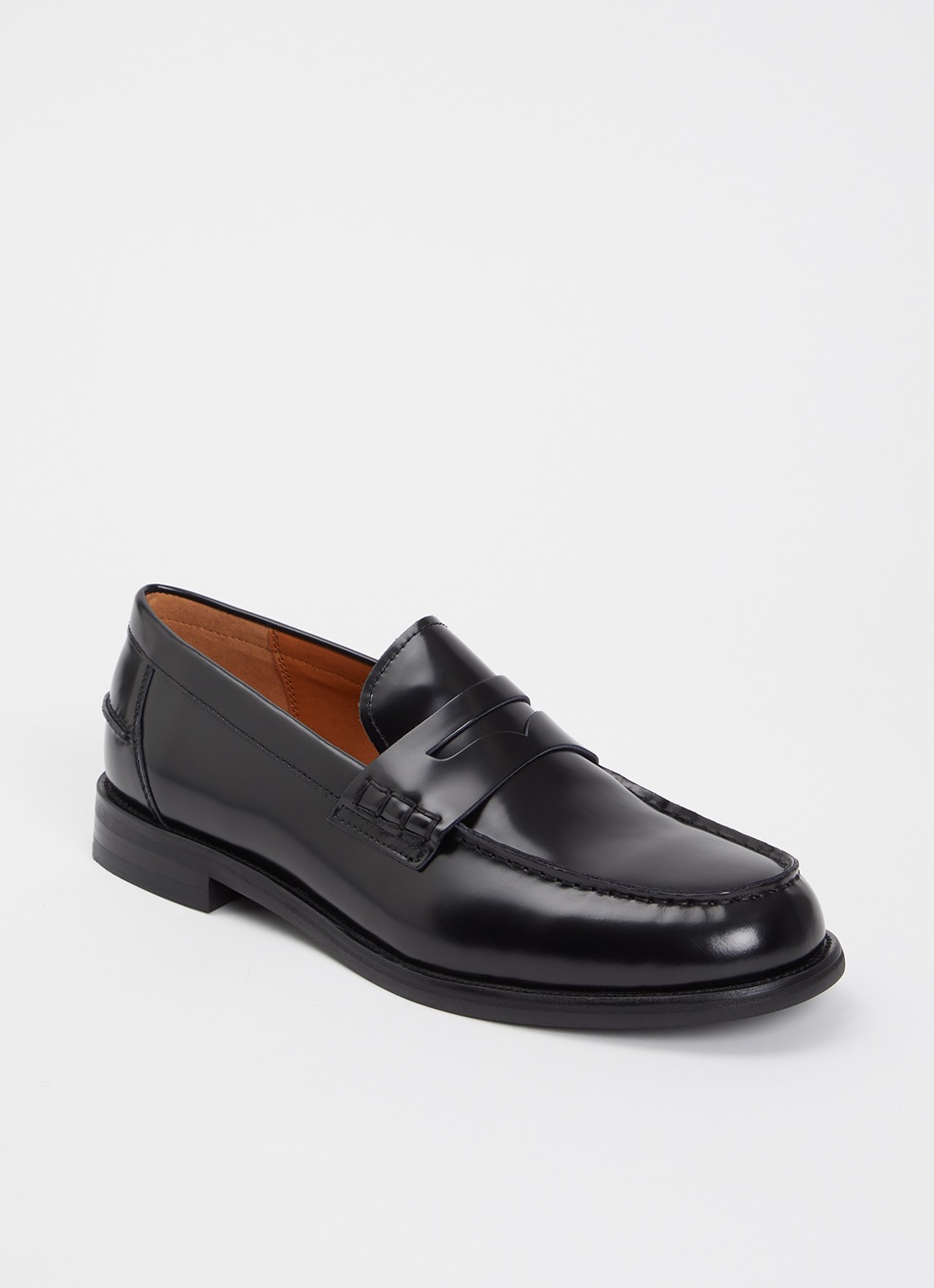 Vagabond Shoemakers Steven loafer van leer - voorkant 5 zwart