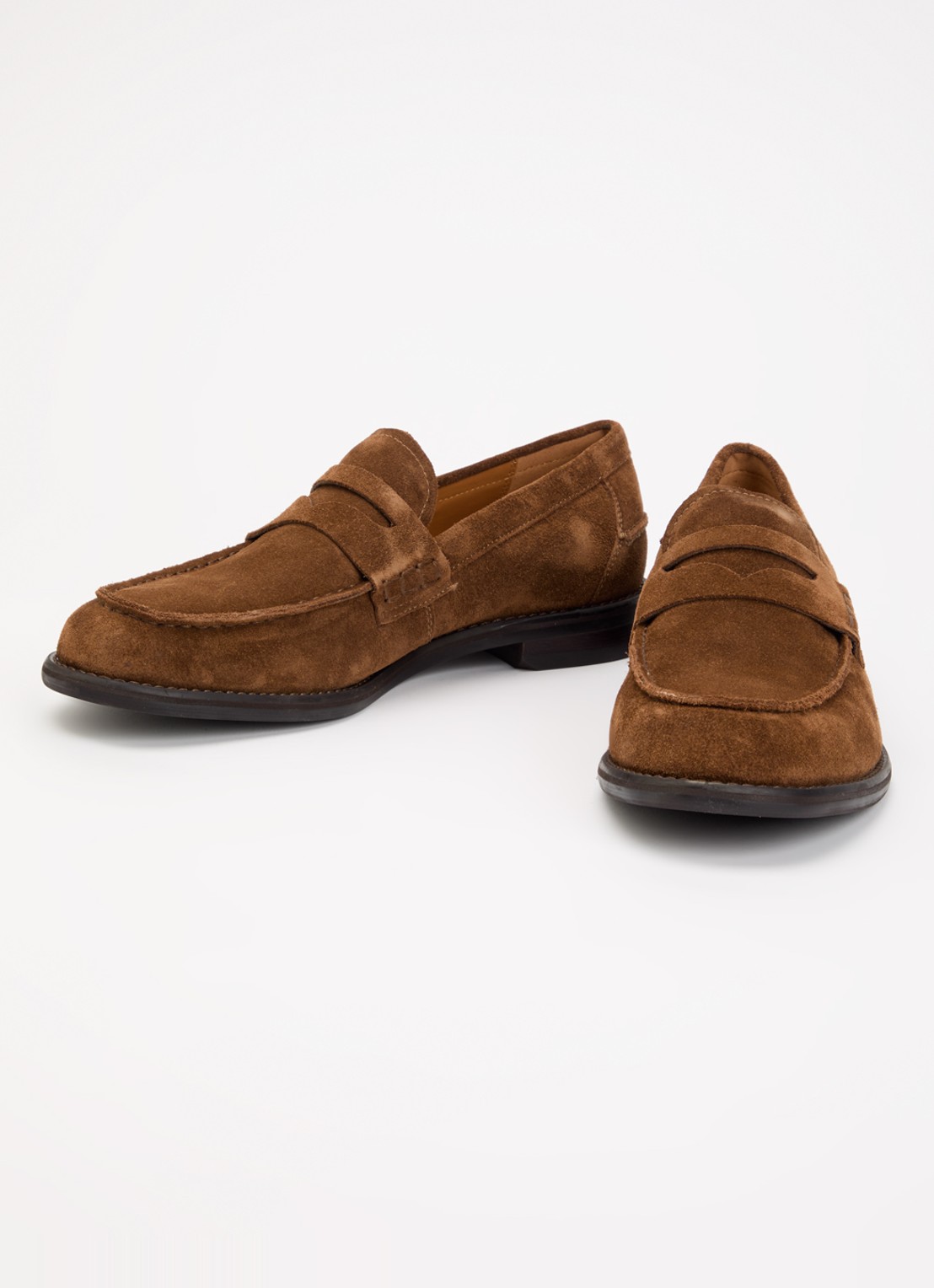 Vagabond Shoemakers Steven loafer van suède - detail 2 bruin