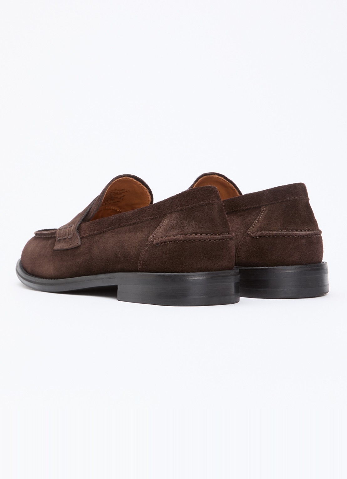 Vagabond Shoemakers Steven loafer van suède - achterkant chocoladebruin