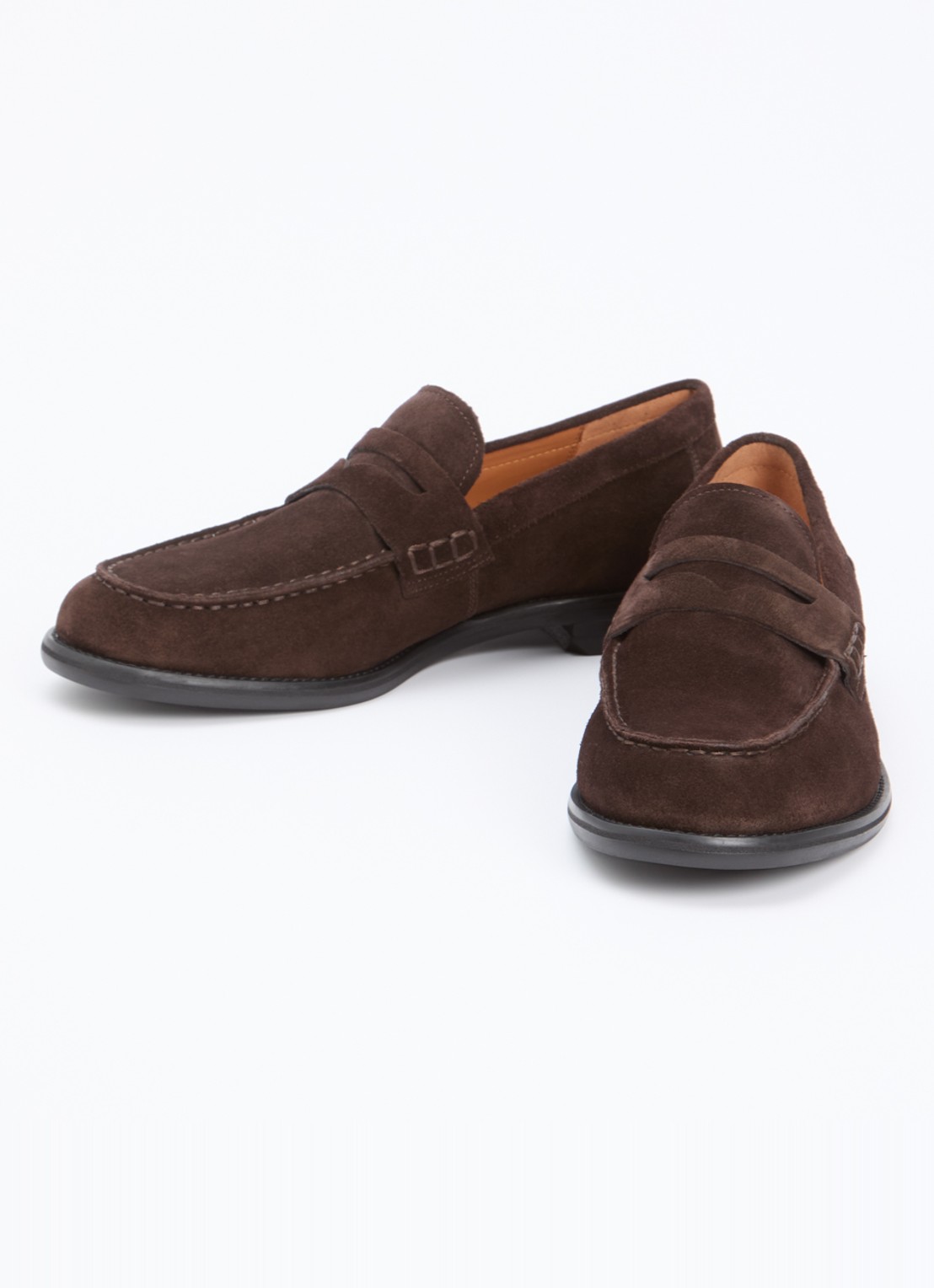 Vagabond Shoemakers Steven loafer van suède - detail 3 chocoladebruin