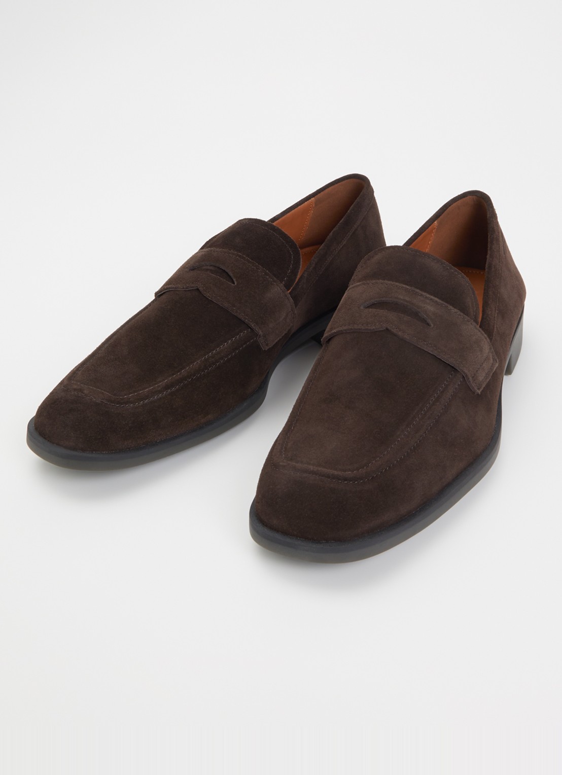 Vagabond Shoemakers Troy loafer van suède - detail 3 donkerbruin