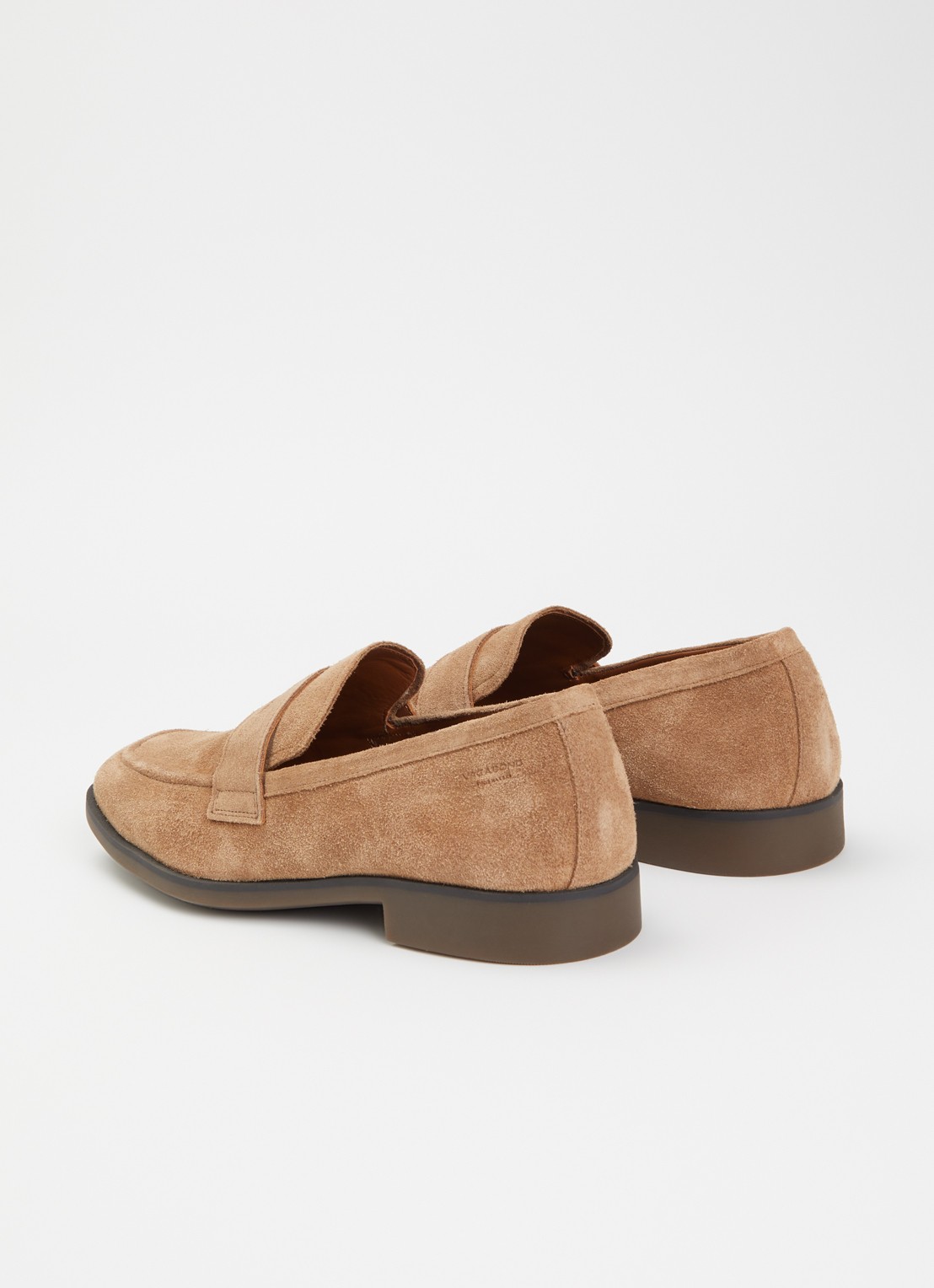 Vagabond Shoemakers Troy loafer van suède - achterkant 3 zand