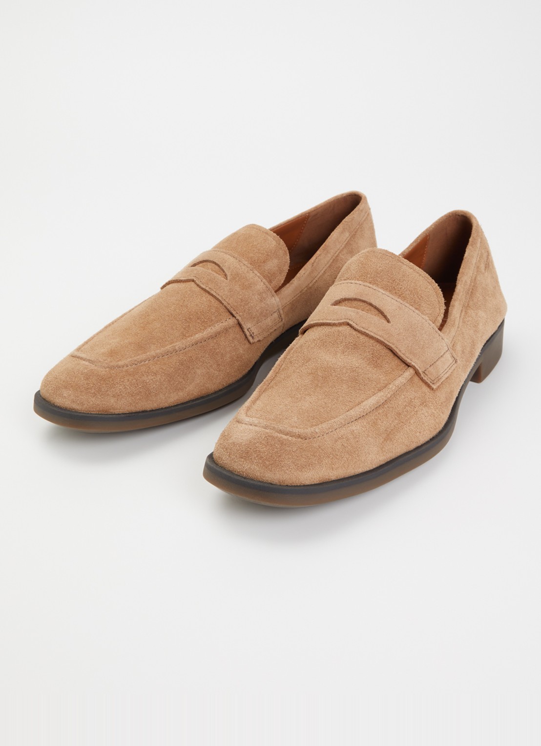 Vagabond Shoemakers Troy loafer van suède - detail 4 zand
