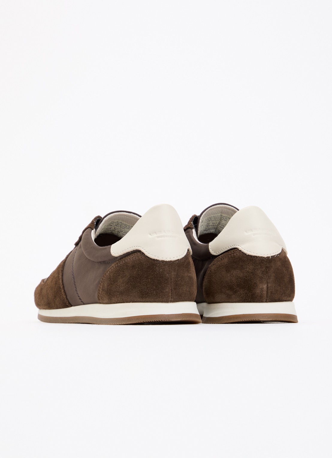 Vagabond Shoemakers Yasmin sneaker met suède details - achterkant 4 donkerbruin