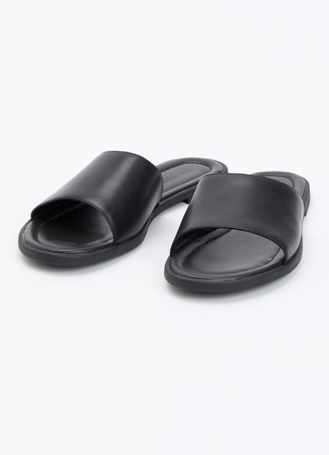 Vagabond Shoemakers Zaida slipper van leer - detail zwart