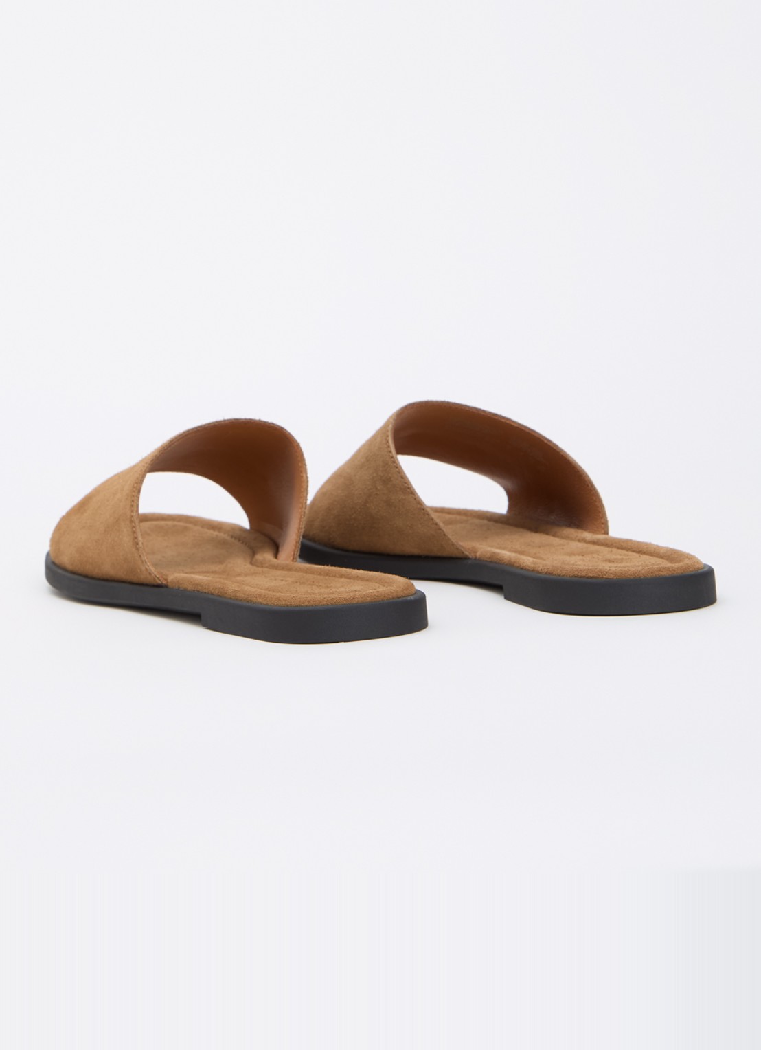 Vagabond Shoemakers Zaida slipper van suède - achterkant 2 zand