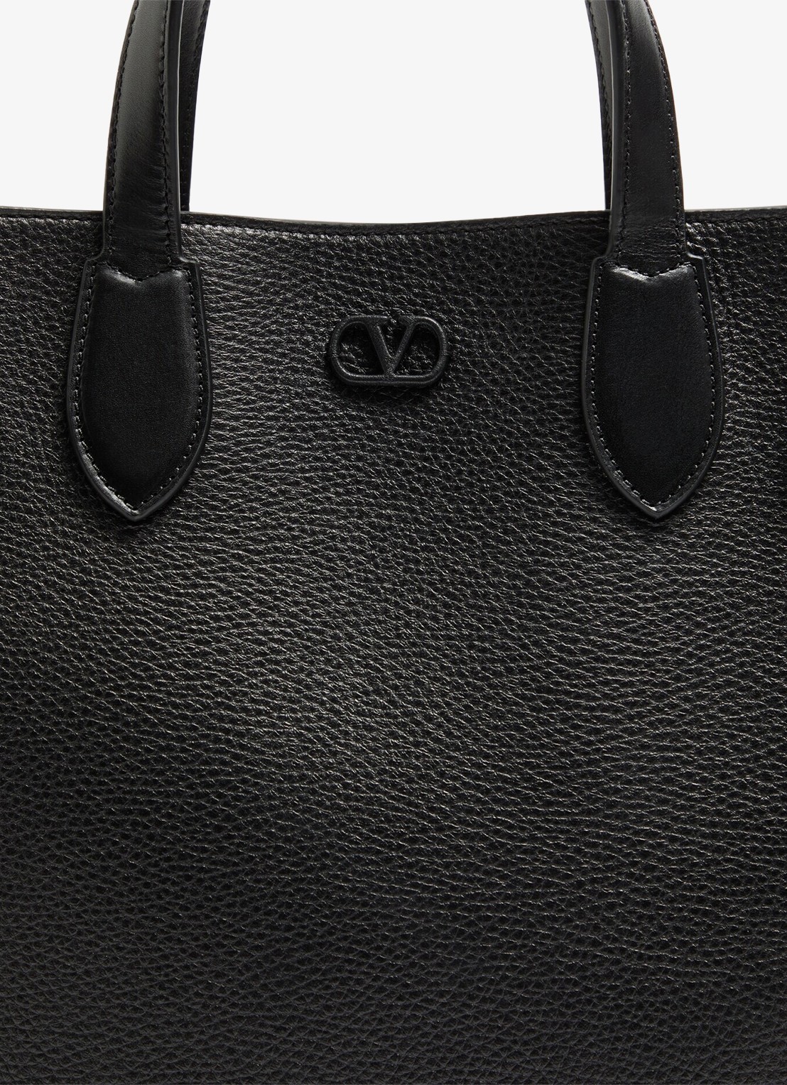 Valentino Garavani Antibes Medium handtas van kalfsleer - detail 5 zwart