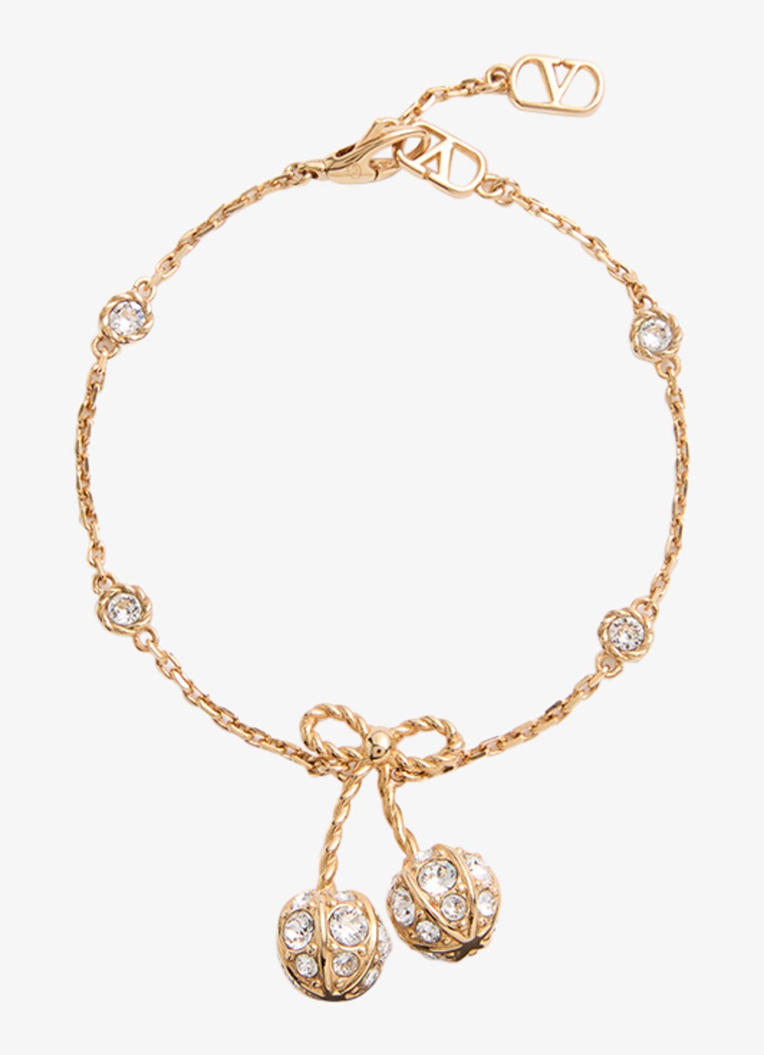 Valentino Garavani Armband met hanger - voorkant goud