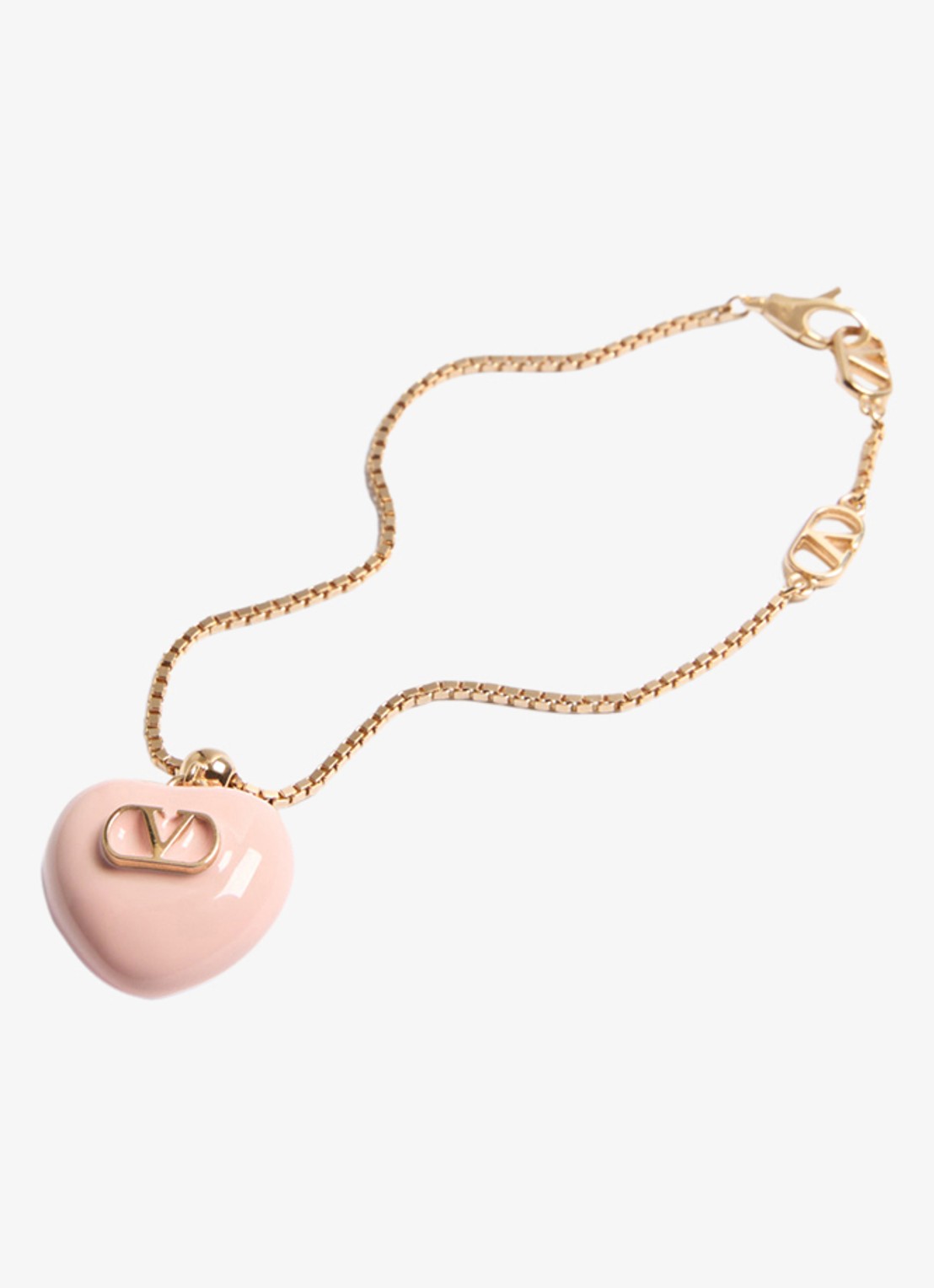 Valentino Garavani Armband met logo - detail goud