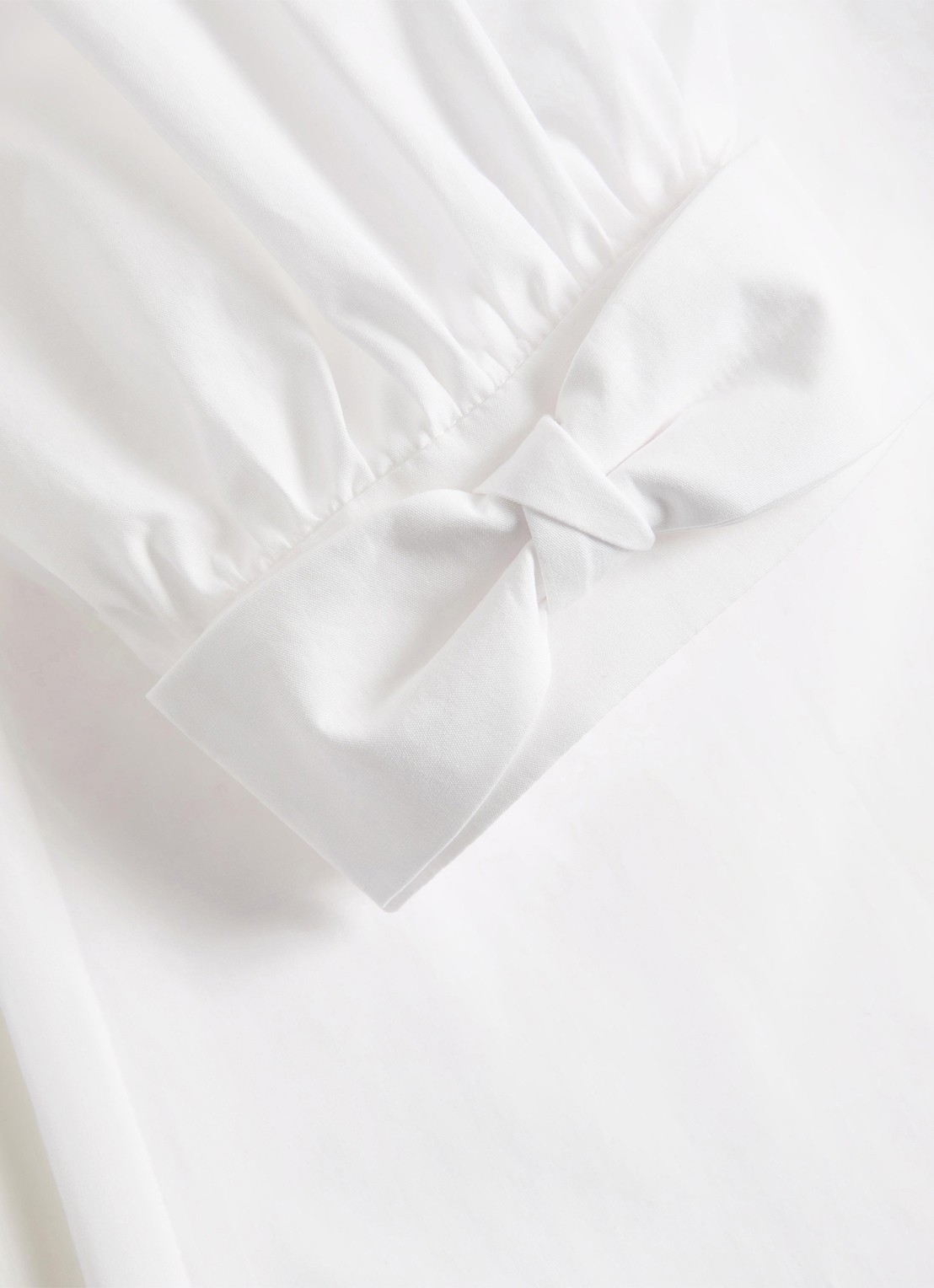 Valentino Garavani Blouse met pofmouw - detail 6 wit