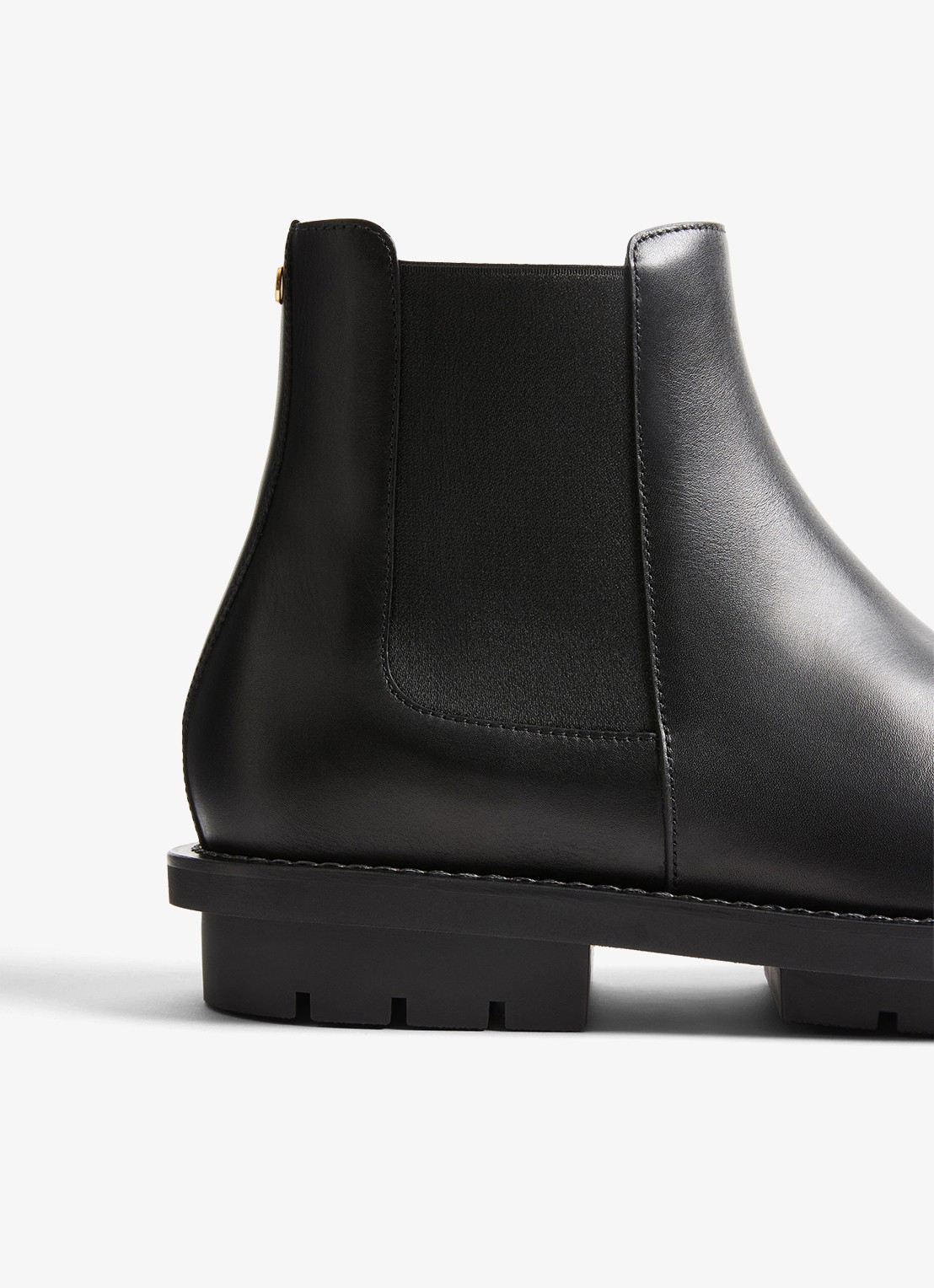 Valentino Garavani Chelsea boot van kalfsleer - detail 4 zwart