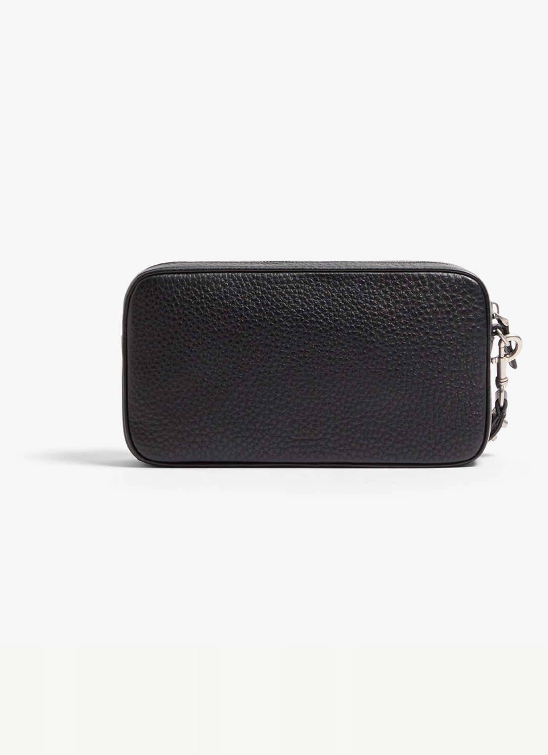 Valentino Garavani Clutch van kalfsleer met studs - achterkant 3 zwart
