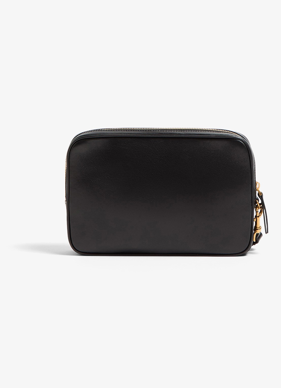 Valentino Garavani Clutch van lamsleer - achterkant 3 zwart