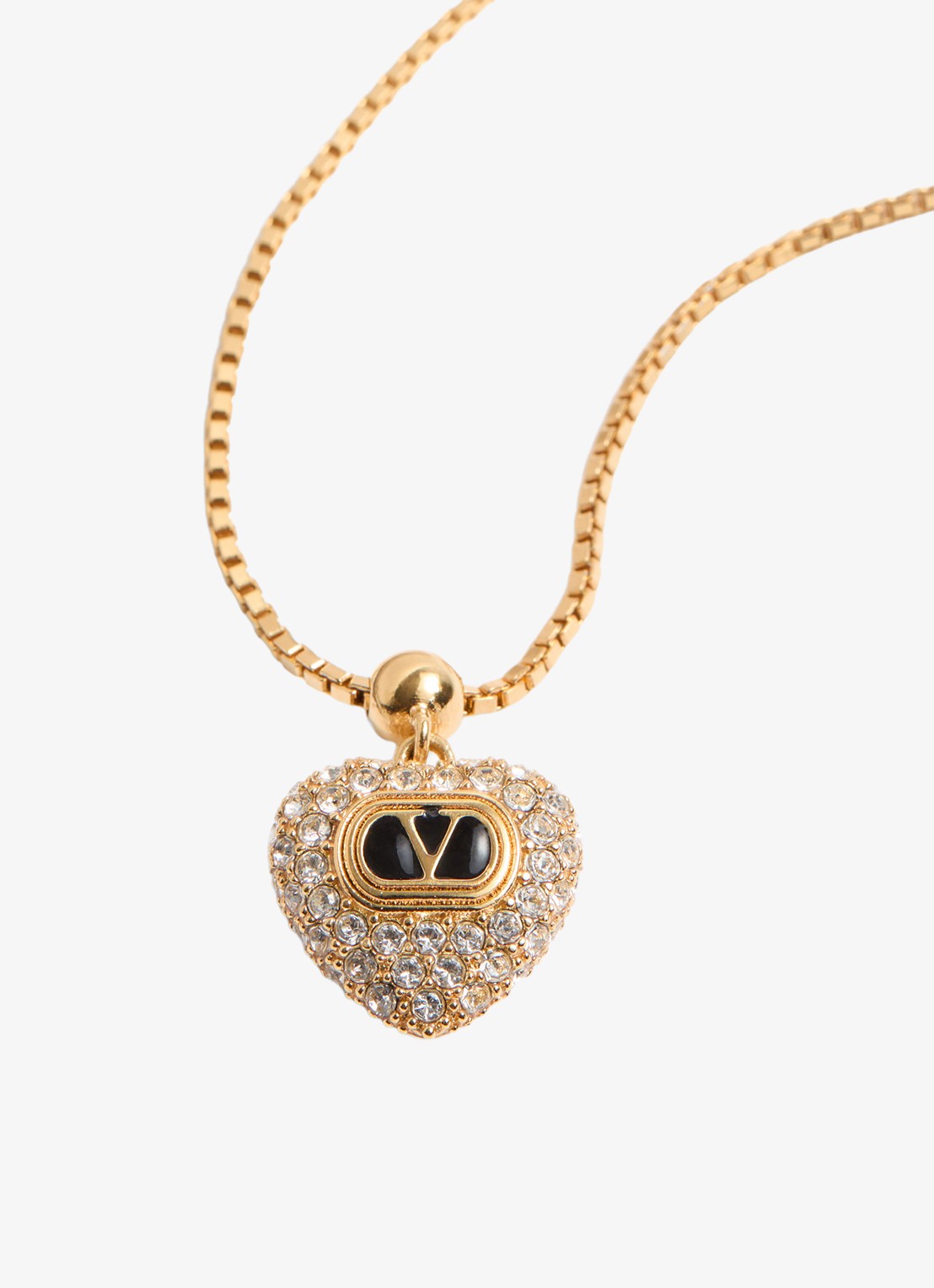 Valentino Garavani Coeur Royal armband met logo - detail 2 goud