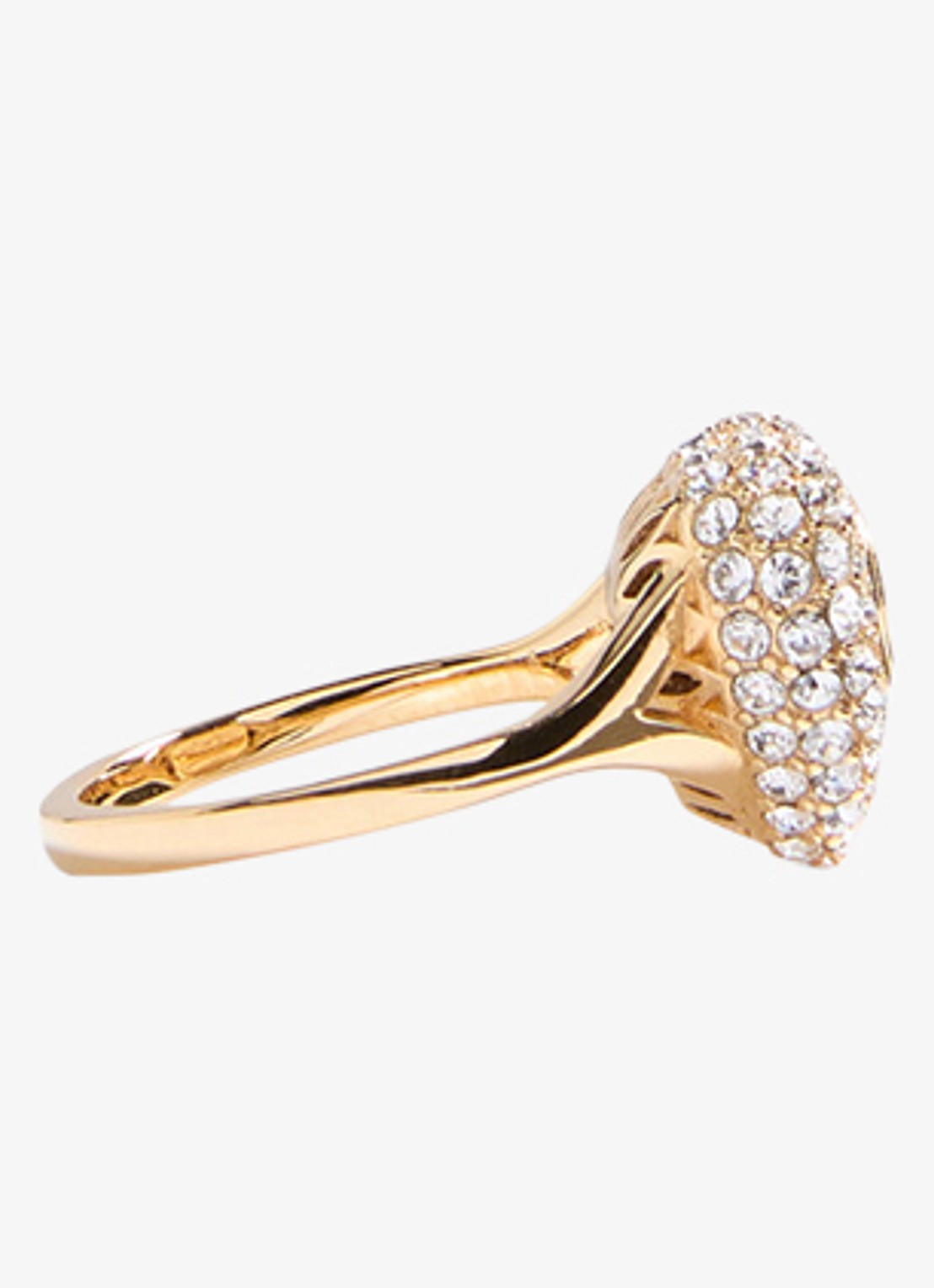 Valentino Garavani Coeur Royal ring met logo - detail 4 zwart
