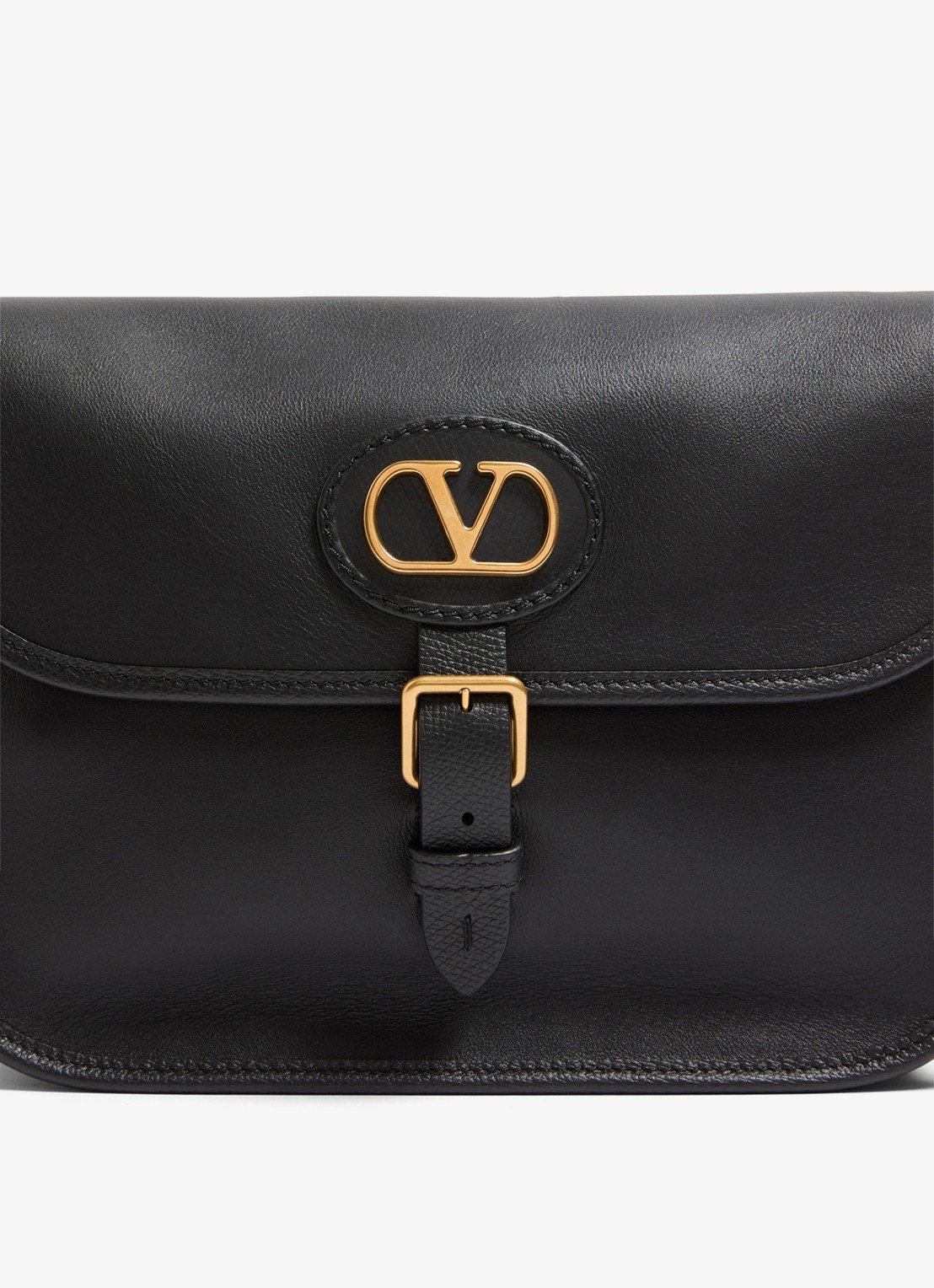 Valentino Garavani Crossbodytas van kalfsleer - detail 7 zwart