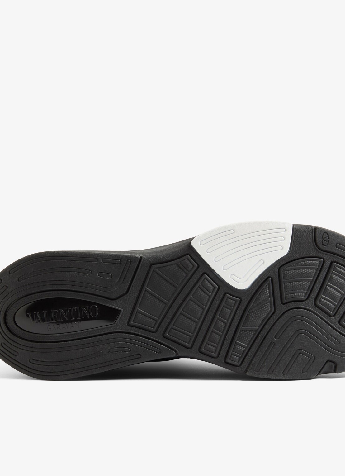 Valentino Garavani Demivee sneaker met suède details - detail 8 zwart