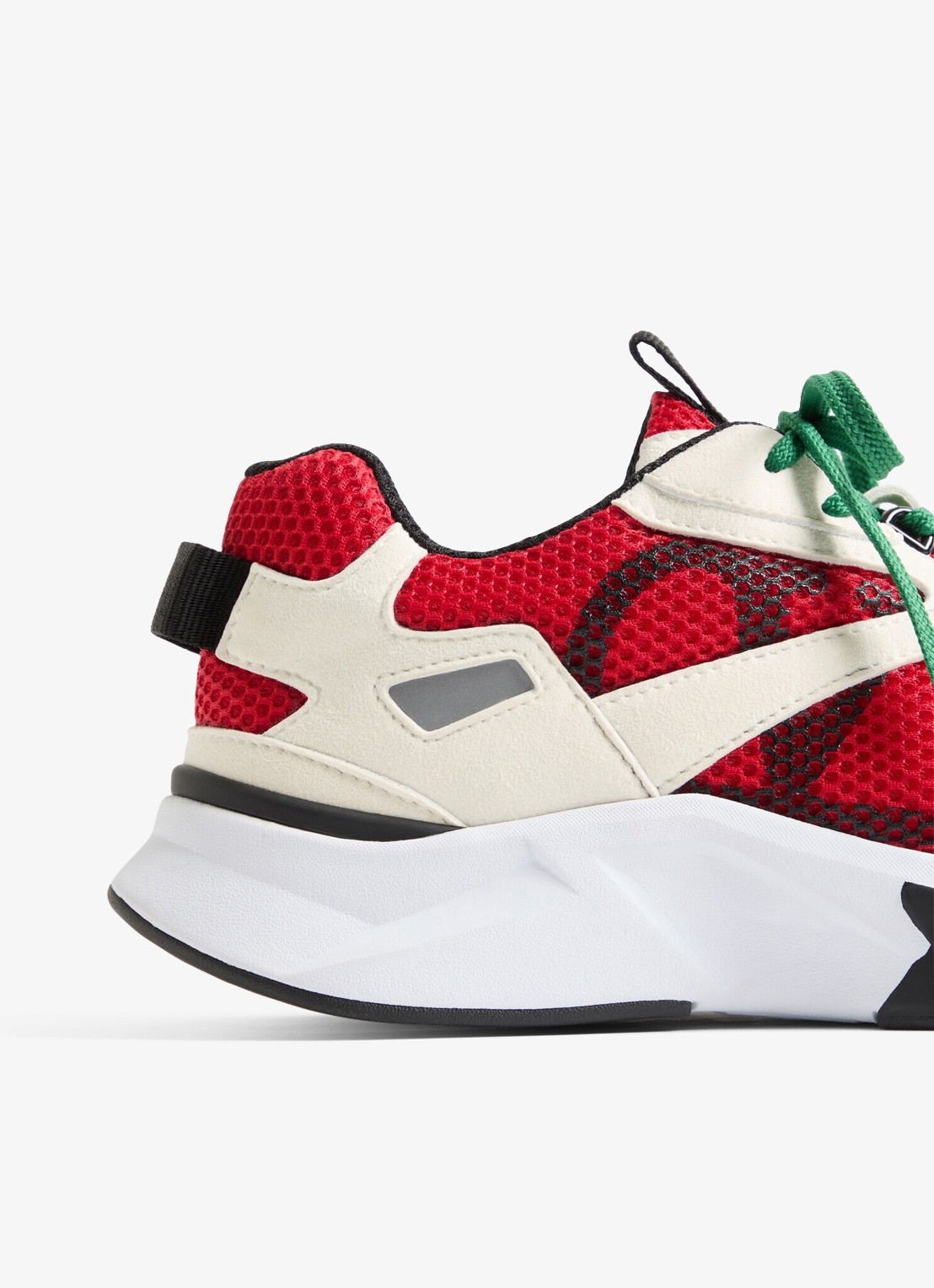 Valentino Garavani Demivee sneaker met suède details - detail 7 rood