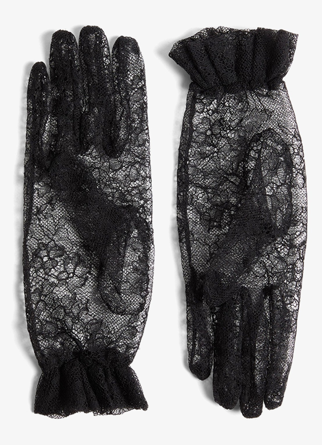 Valentino Garavani Handschoenen van kant - achterkant 2 zwart