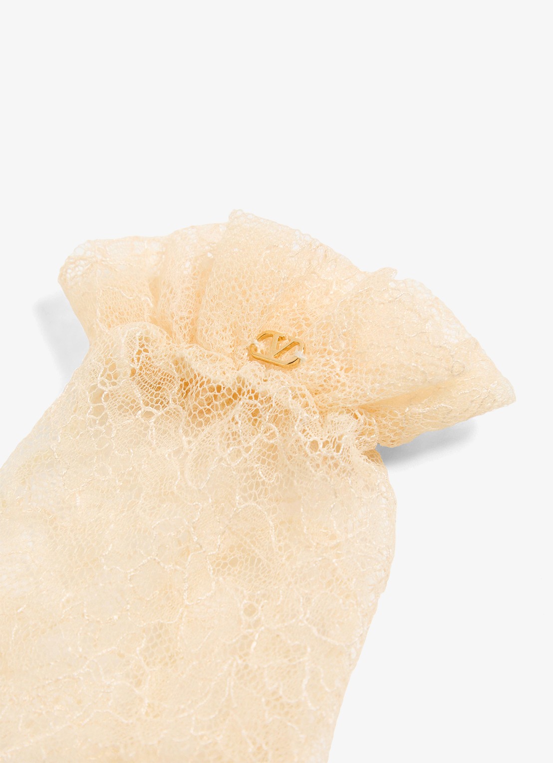 Valentino Garavani Handschoenen van kant - detail 4 creme