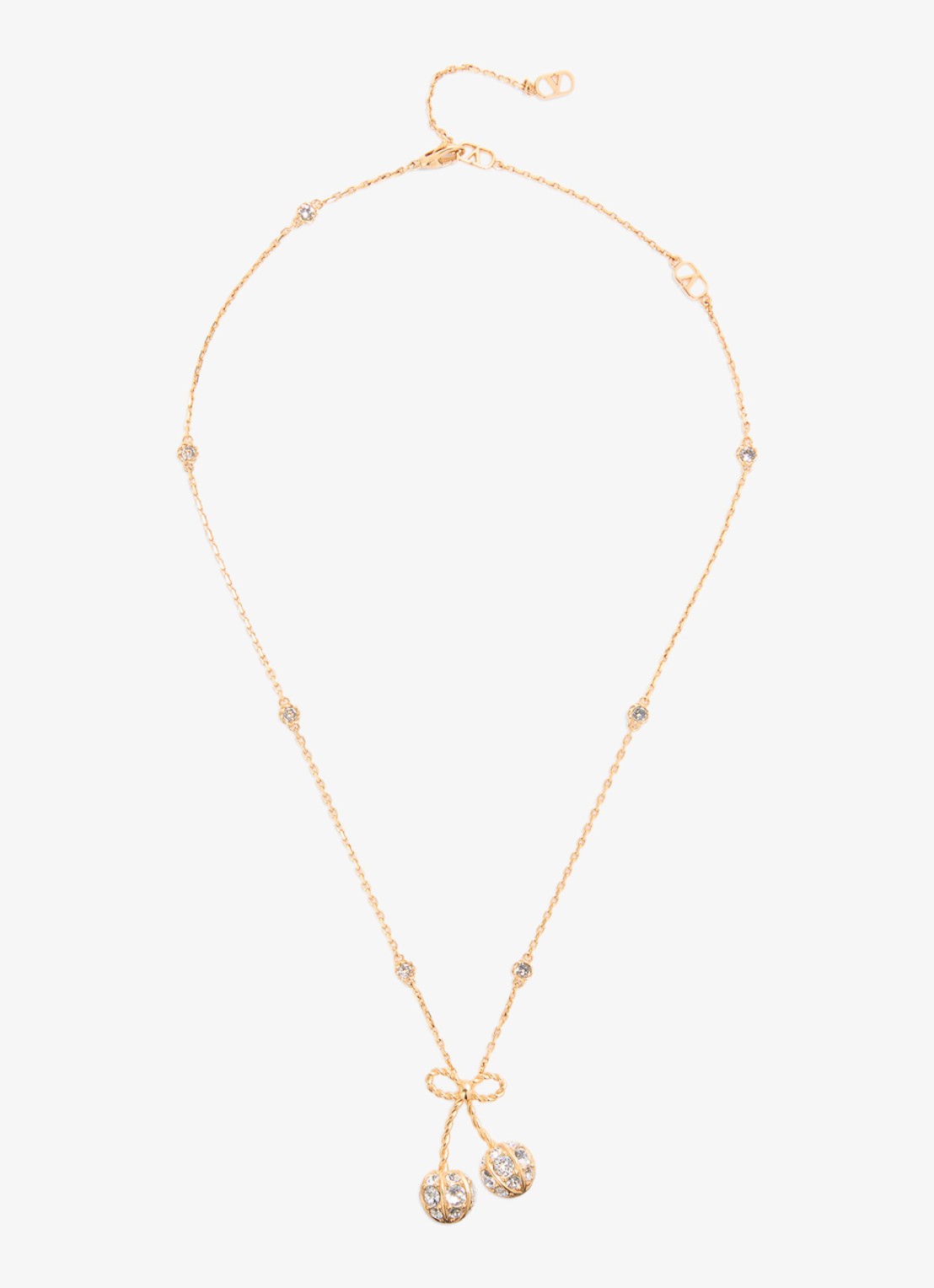 Valentino Garavani Ketting met hanger - voorkant 4 goud