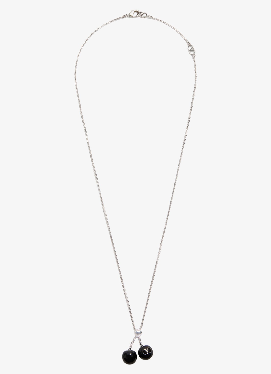 Valentino Garavani Ketting met hanger - voorkant 4 zilver