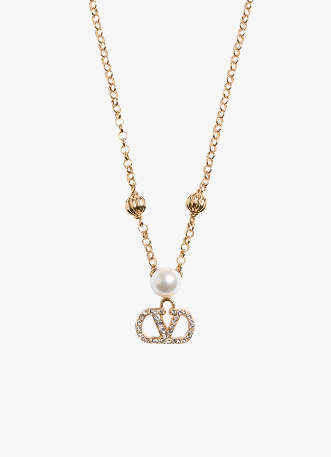 Valentino Garavani Ketting met logo - detail 3 goud