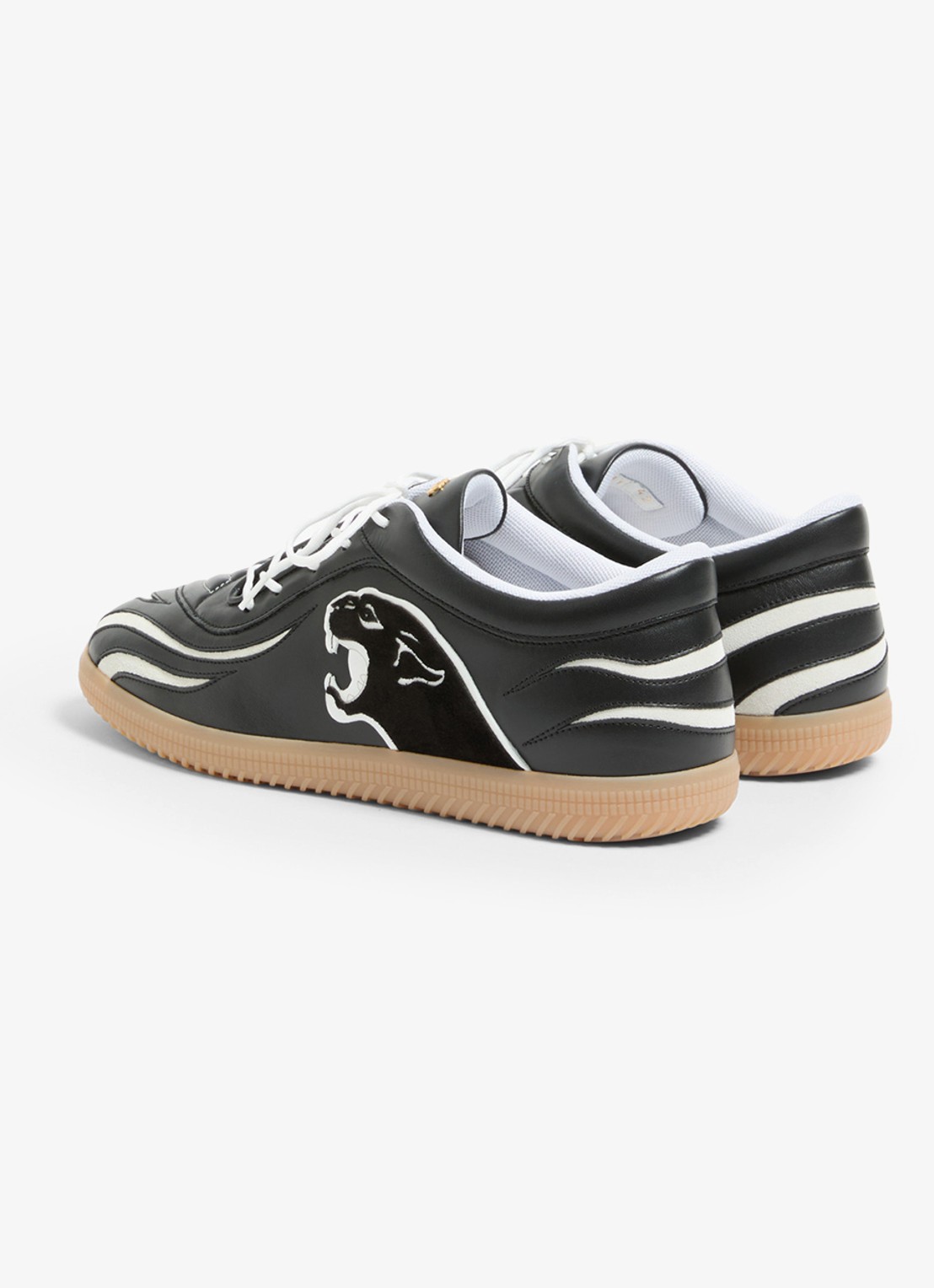 Valentino Garavani Kicky sneaker van geitenleer - achterkant zwart