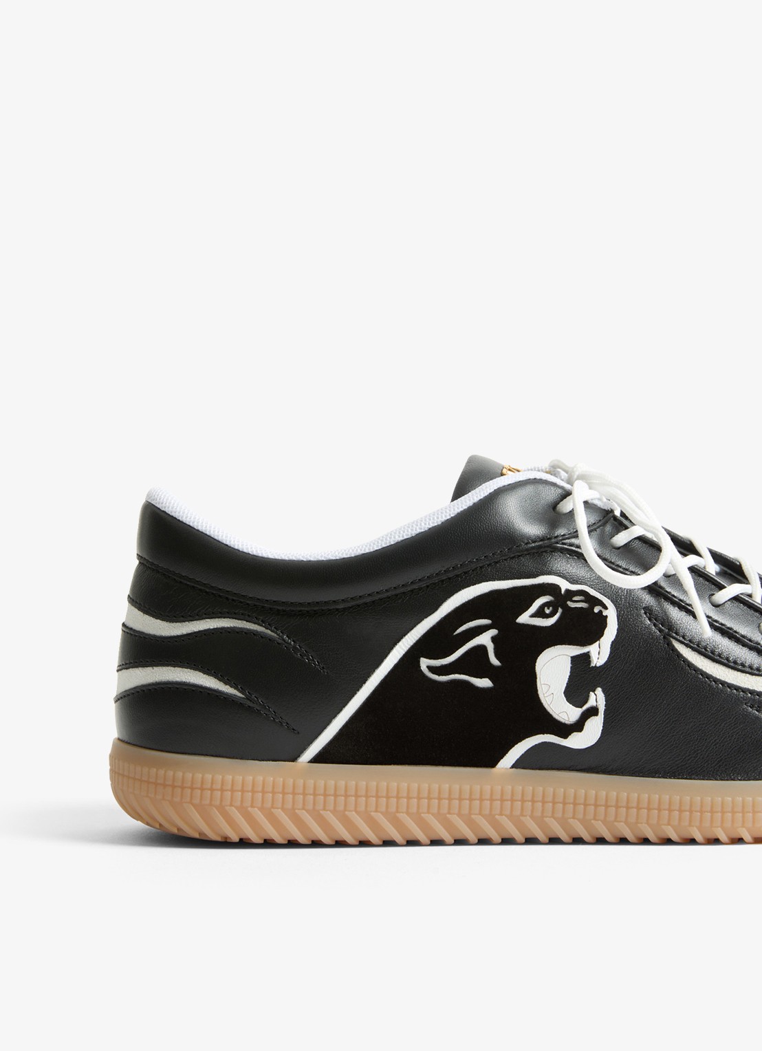 Valentino Garavani Kicky sneaker van geitenleer - detail 4 zwart