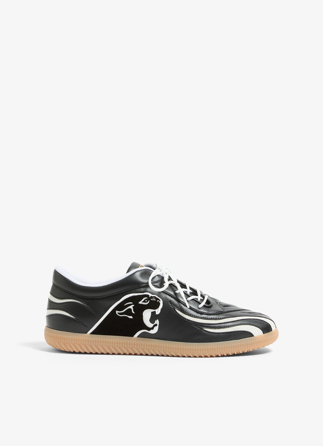Valentino Garavani Kicky sneaker van geitenleer - voorkant 6 zwart