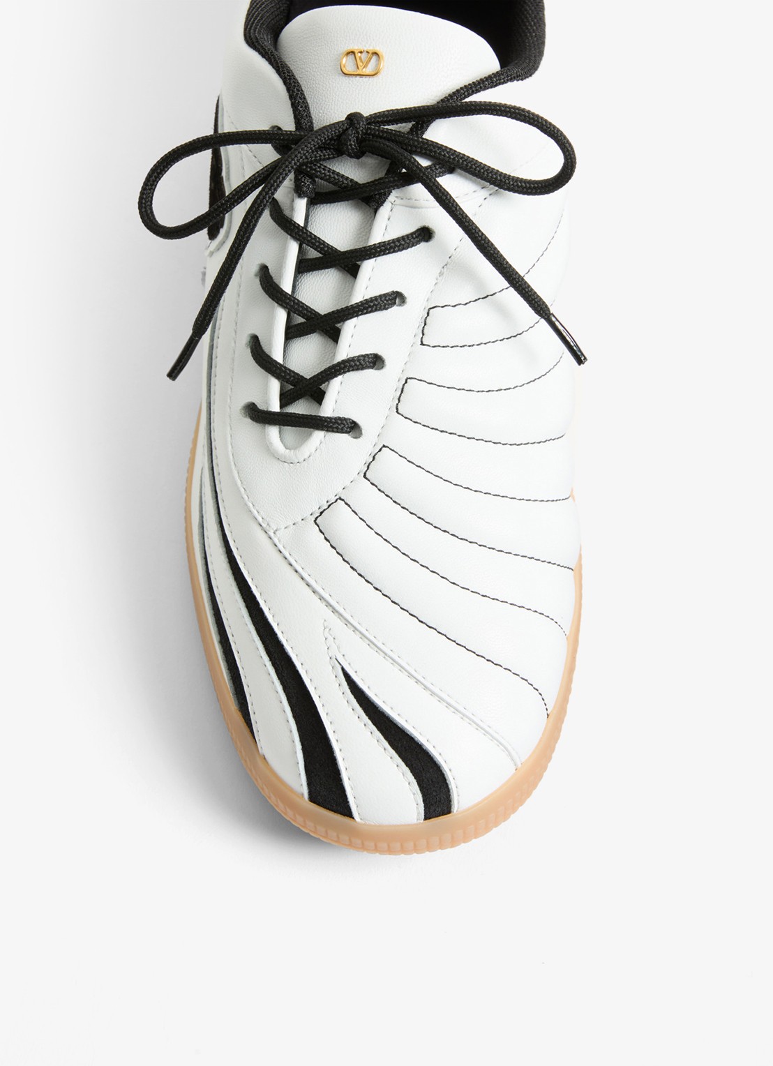 Valentino Garavani Kicky sneaker van geitenleer - detail 3 wit