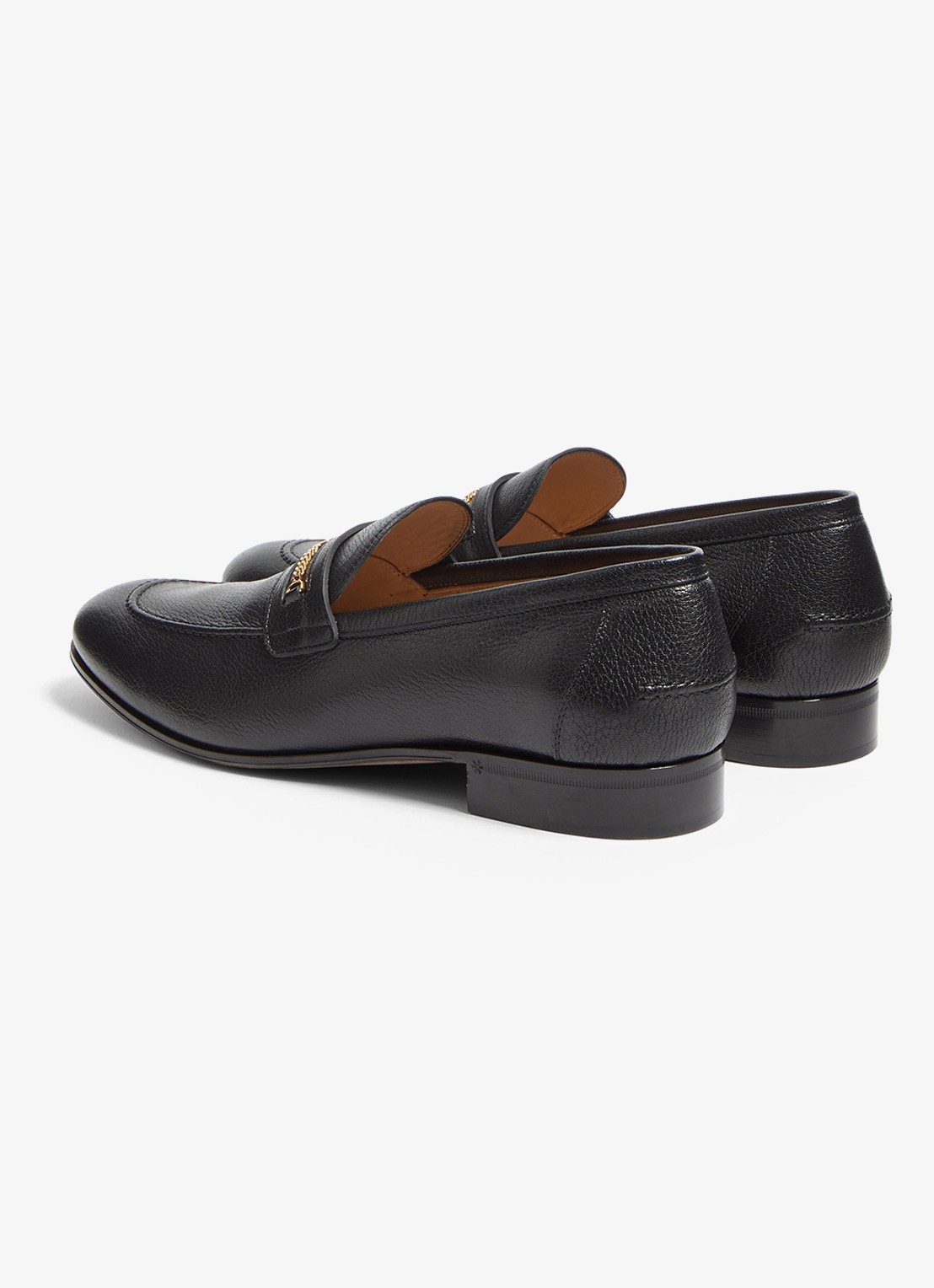 Valentino Garavani Loafer van geitenleer - achterkant 3 zwart