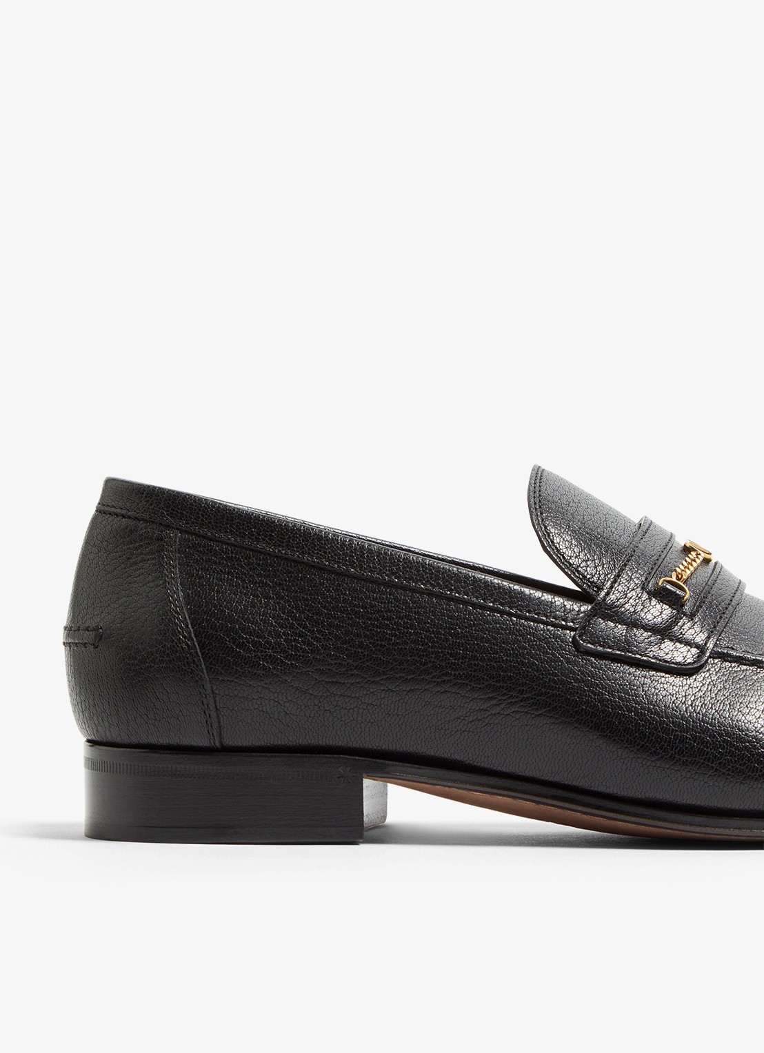 Valentino Garavani Loafer van geitenleer - detail 7 zwart