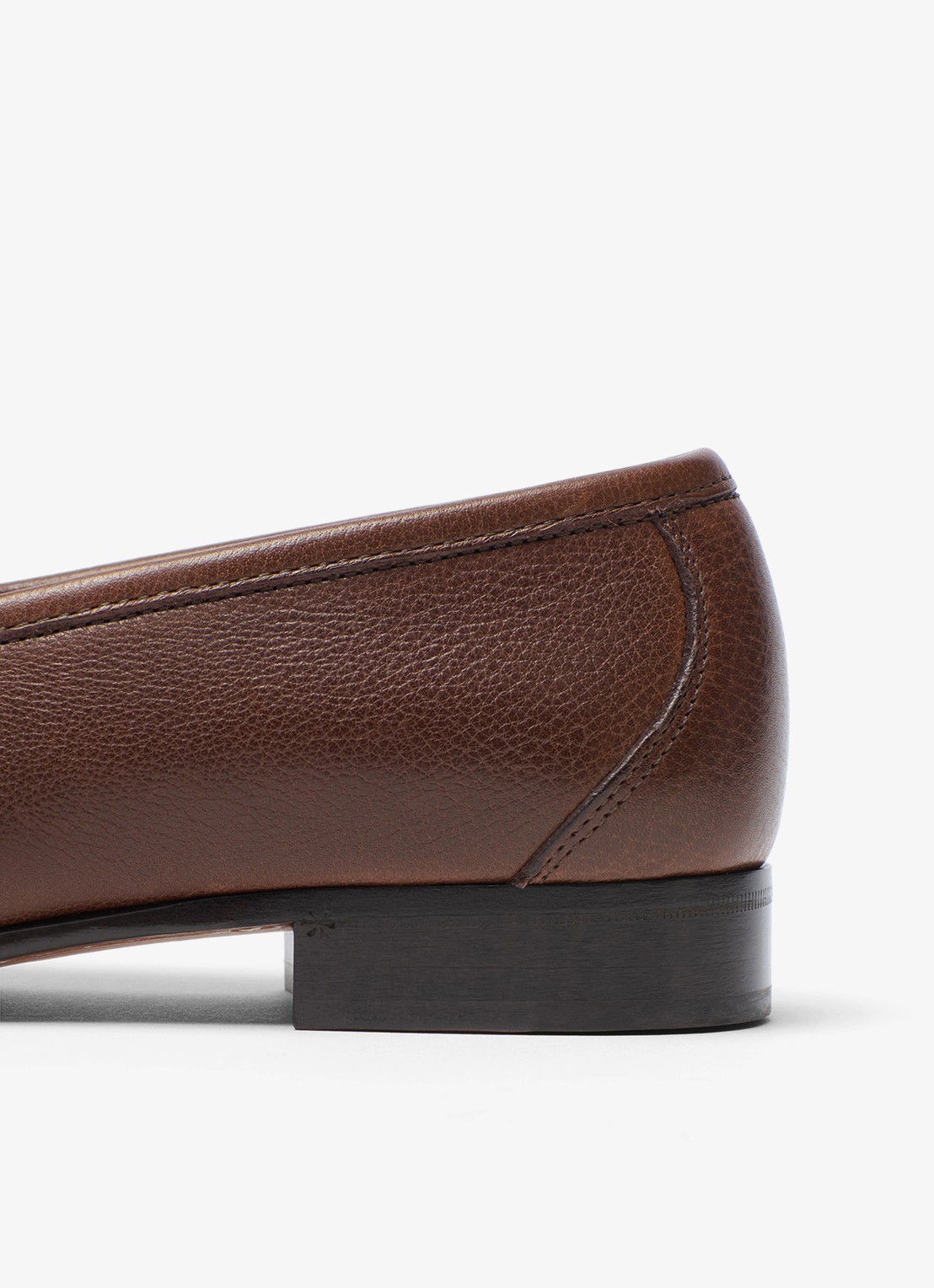 Valentino Garavani Loafer van leer - detail 7 bruin