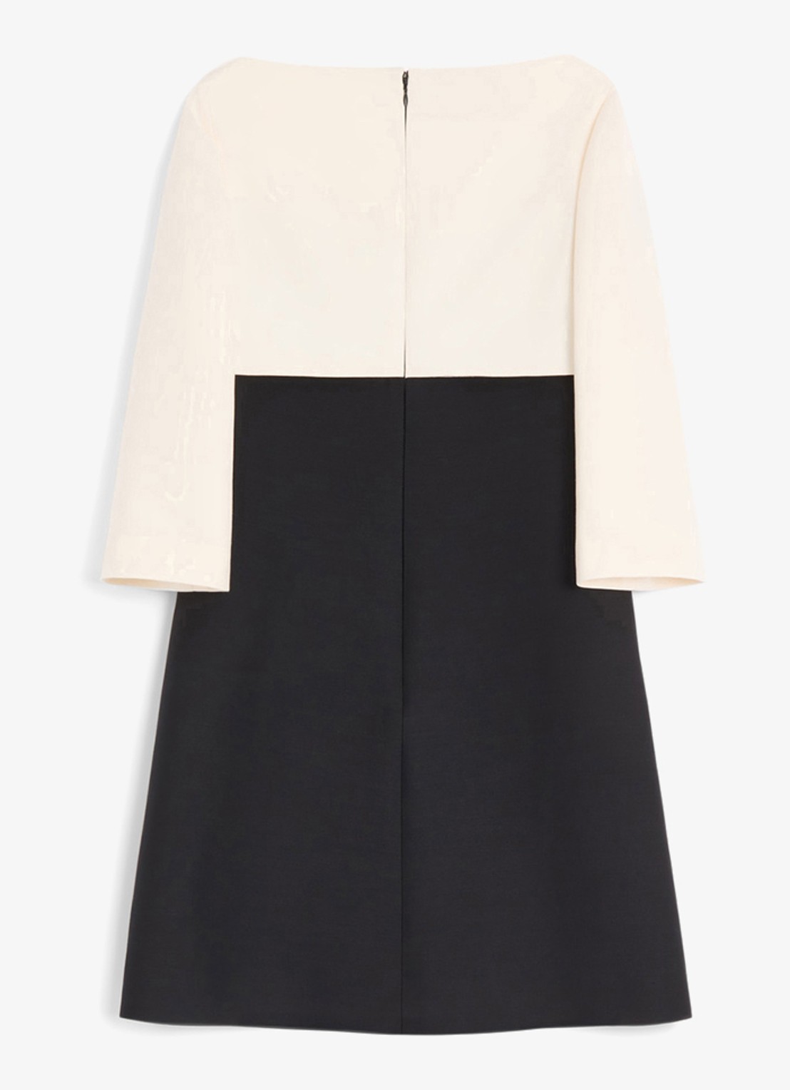 Valentino Garavani Mini jurk in zijdeblend - achterkant zwart