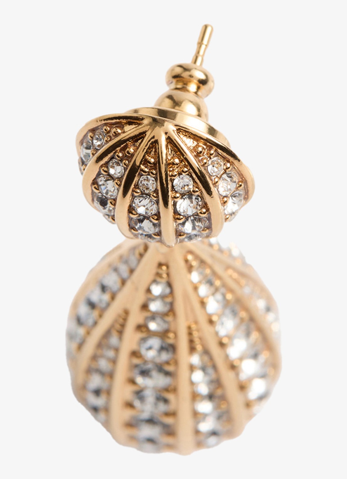 Valentino Garavani Oorstekers met kristal - detail 5 goud