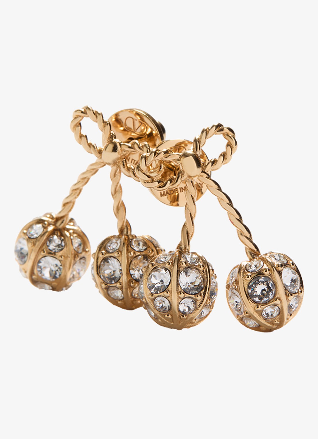 Valentino Garavani Oorstekers met strass - detail 4 goud
