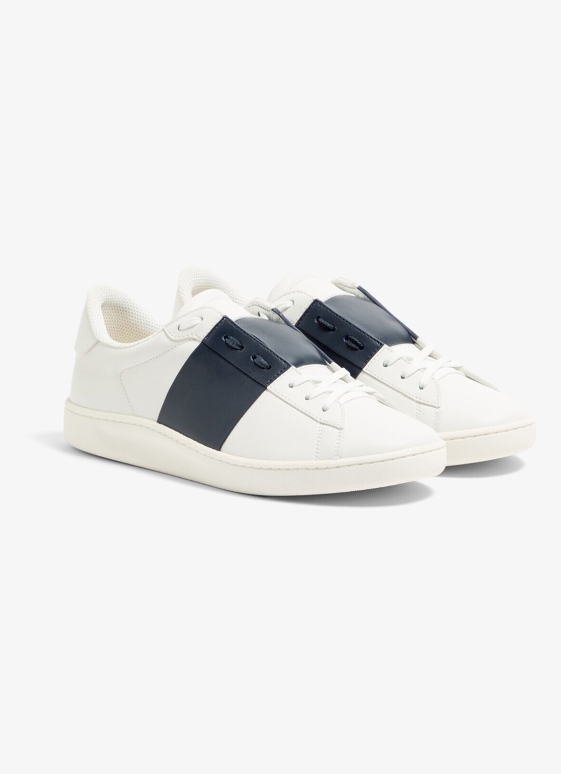 Valentino Garavani Open Royco sneaker van kalfsleer - detail 4 wit