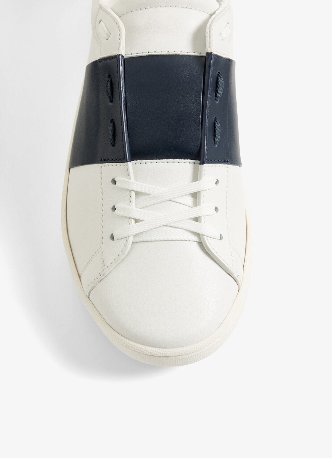 Valentino Garavani Open Royco sneaker van kalfsleer - detail 6 wit